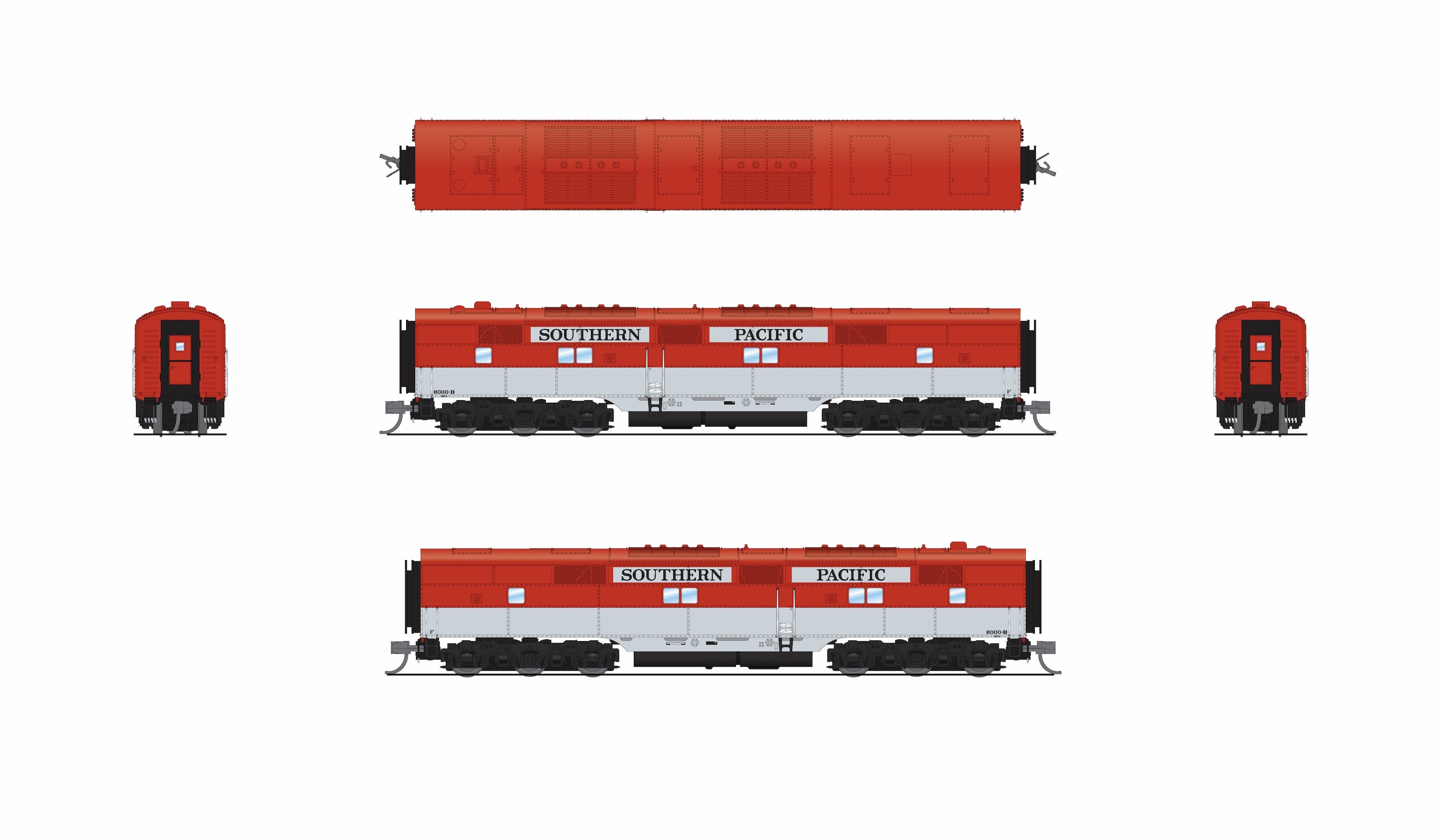 10247 EMD E7B, SP 6000C, Golden State Scheme, Paragon4 Sound/DC/DCC, N (Lowell Smith Exclusive)
