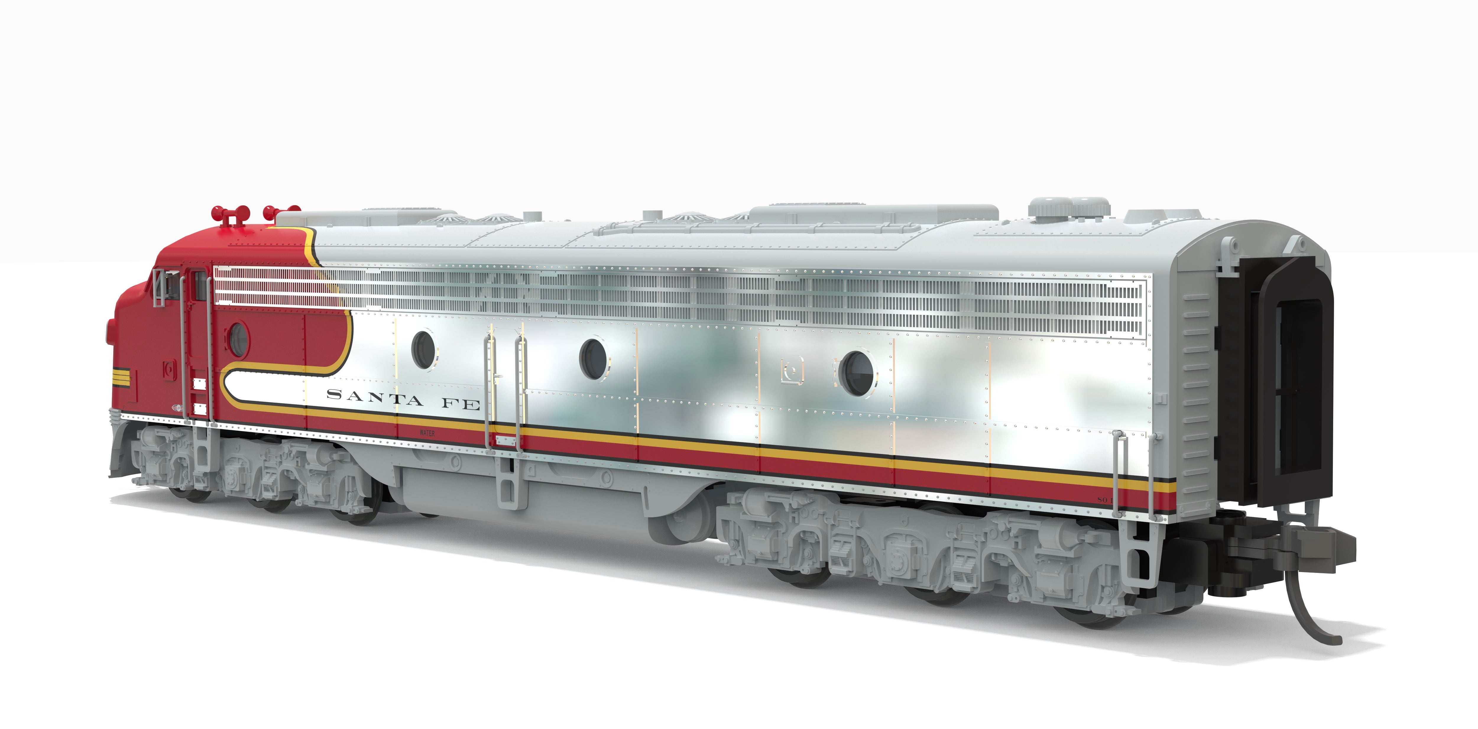 10281 EMD E8A, ATSF 86L, 1950's Appearance, Paragon4 Sound/DC/DCC, N