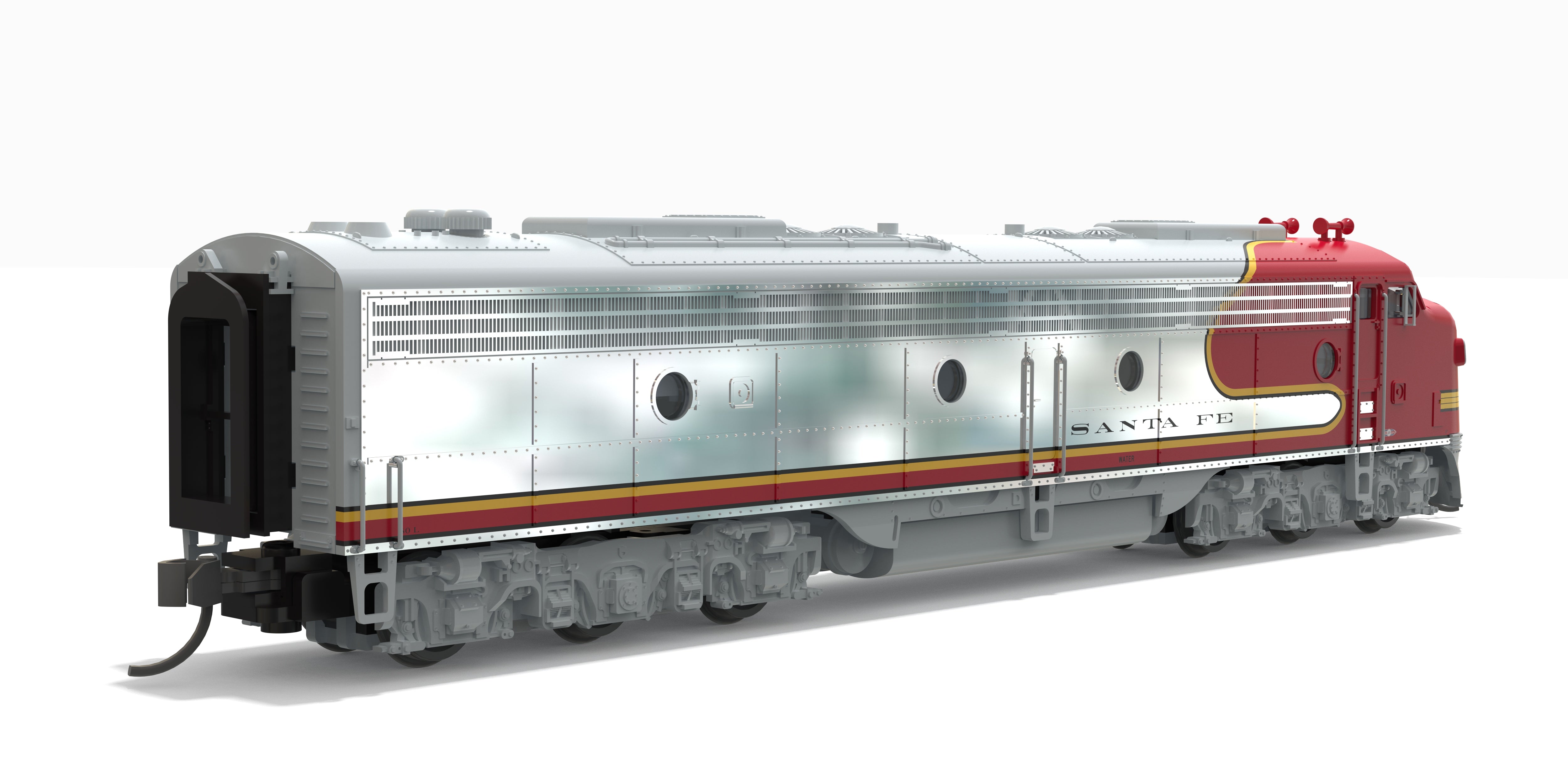 10281 EMD E8A, ATSF 86L, 1950's Appearance, Paragon4 Sound/DC/DCC, N