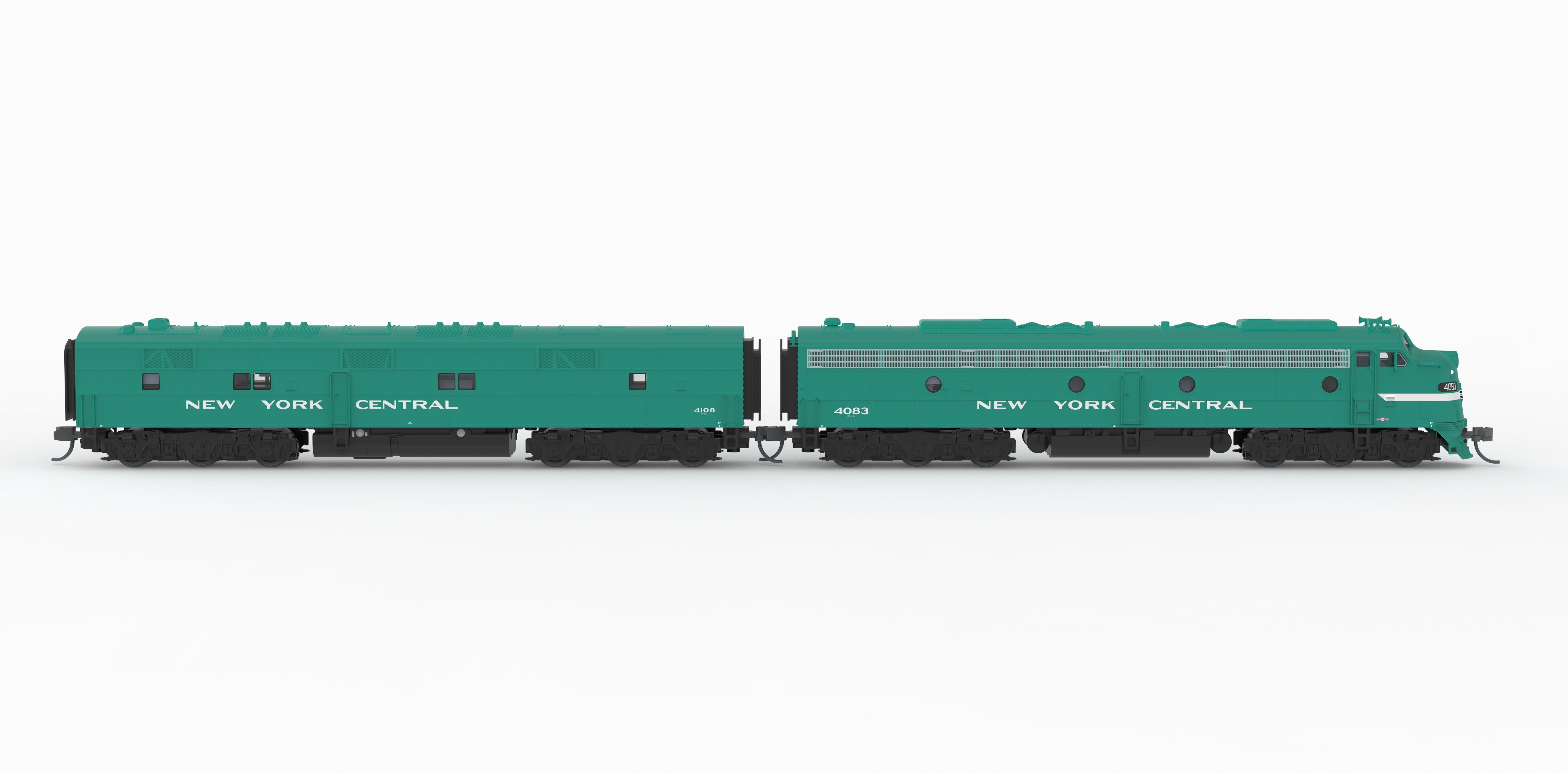 10290 EMD E8A / E7B, NYC 4083 / 4108, Century Green, A-unit Paragon4 Sound/DC/DCC, Unpowered B, N