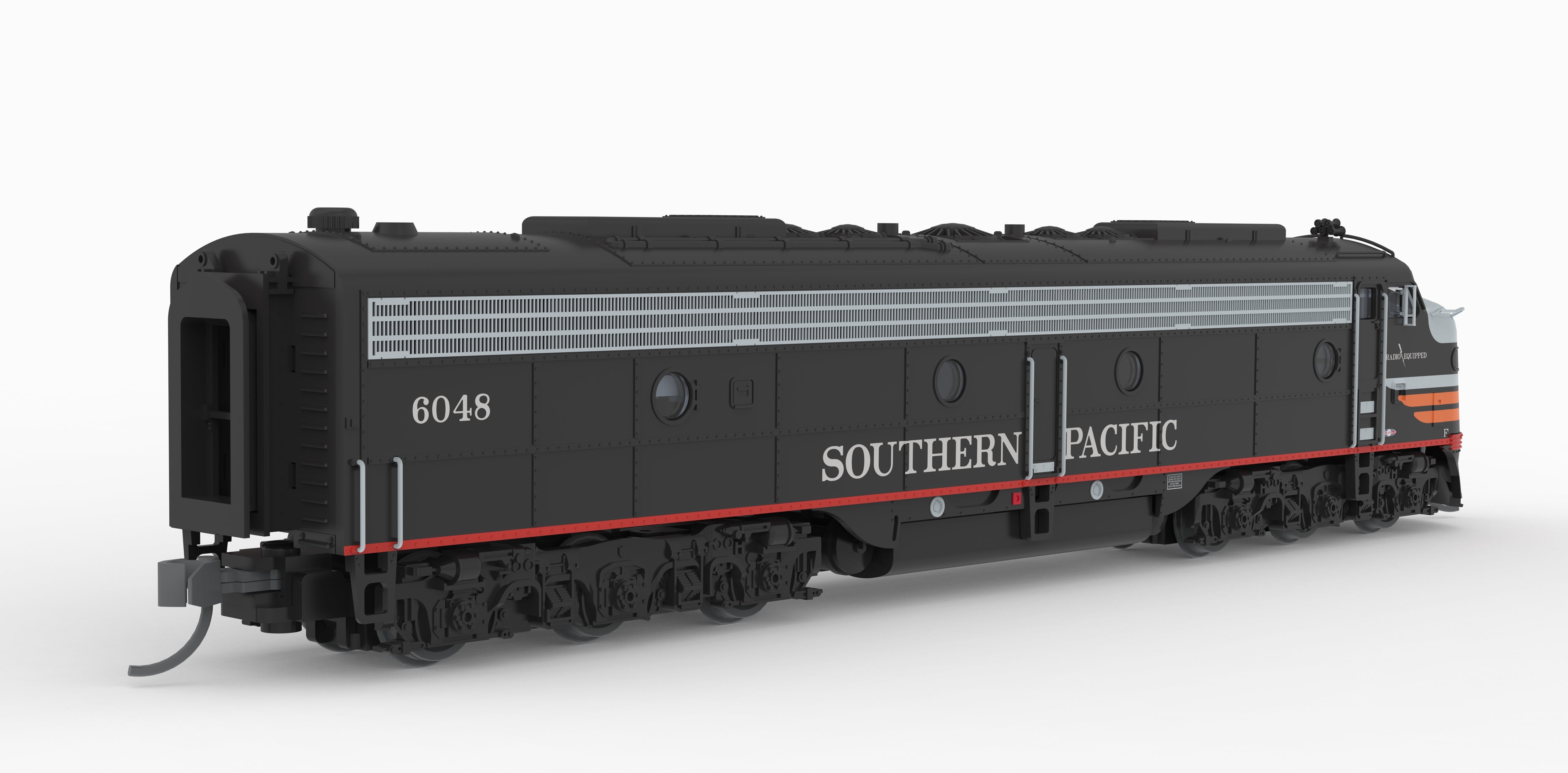 10301 EMD E9A, SP 6050, Black Widow Scheme, Paragon4 Sound/DC/DCC, N