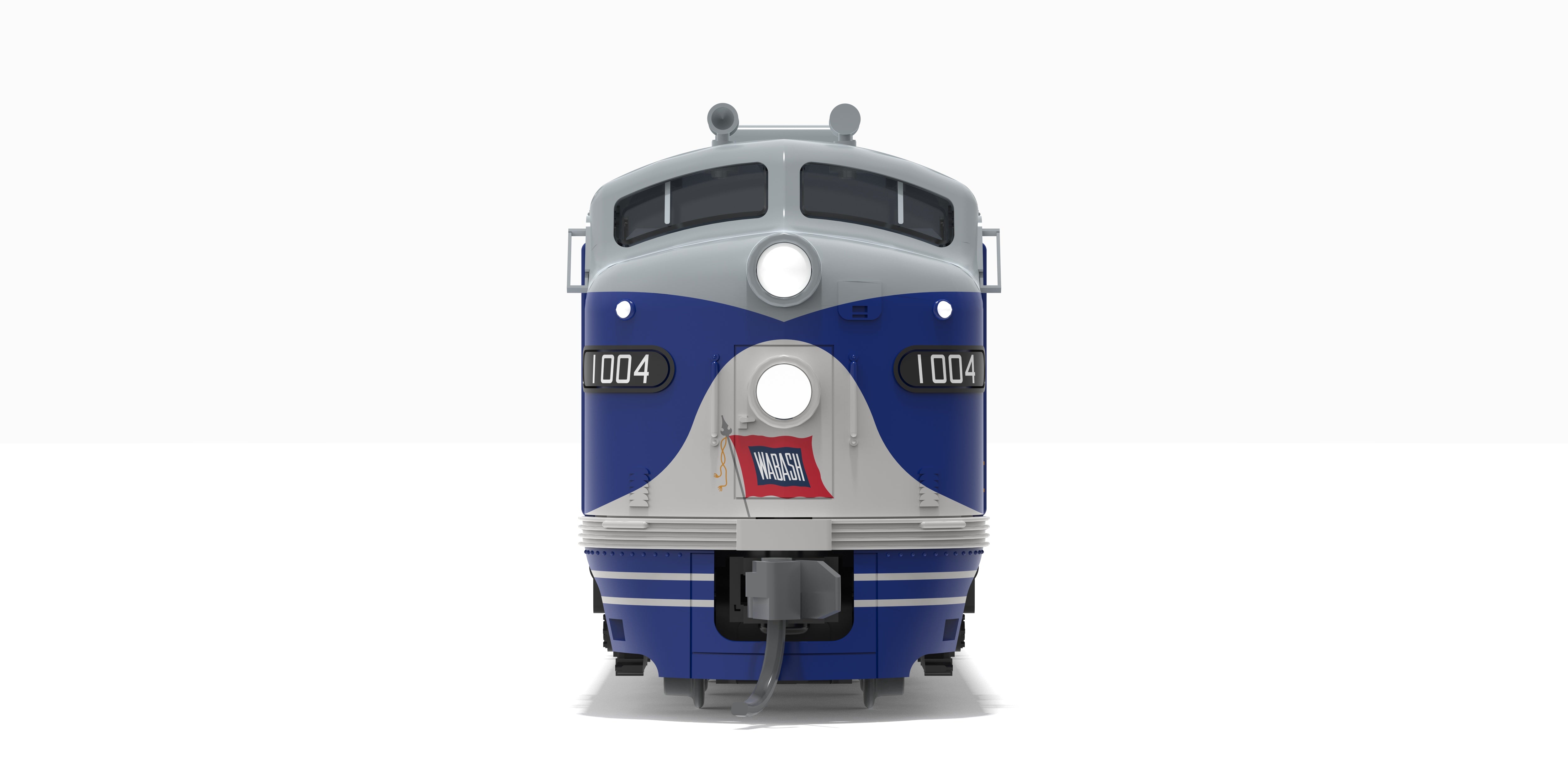 10306 EMD E8A, WAB 1004, Bluebird Paint Scheme, No-Sound / DCC-Ready, N