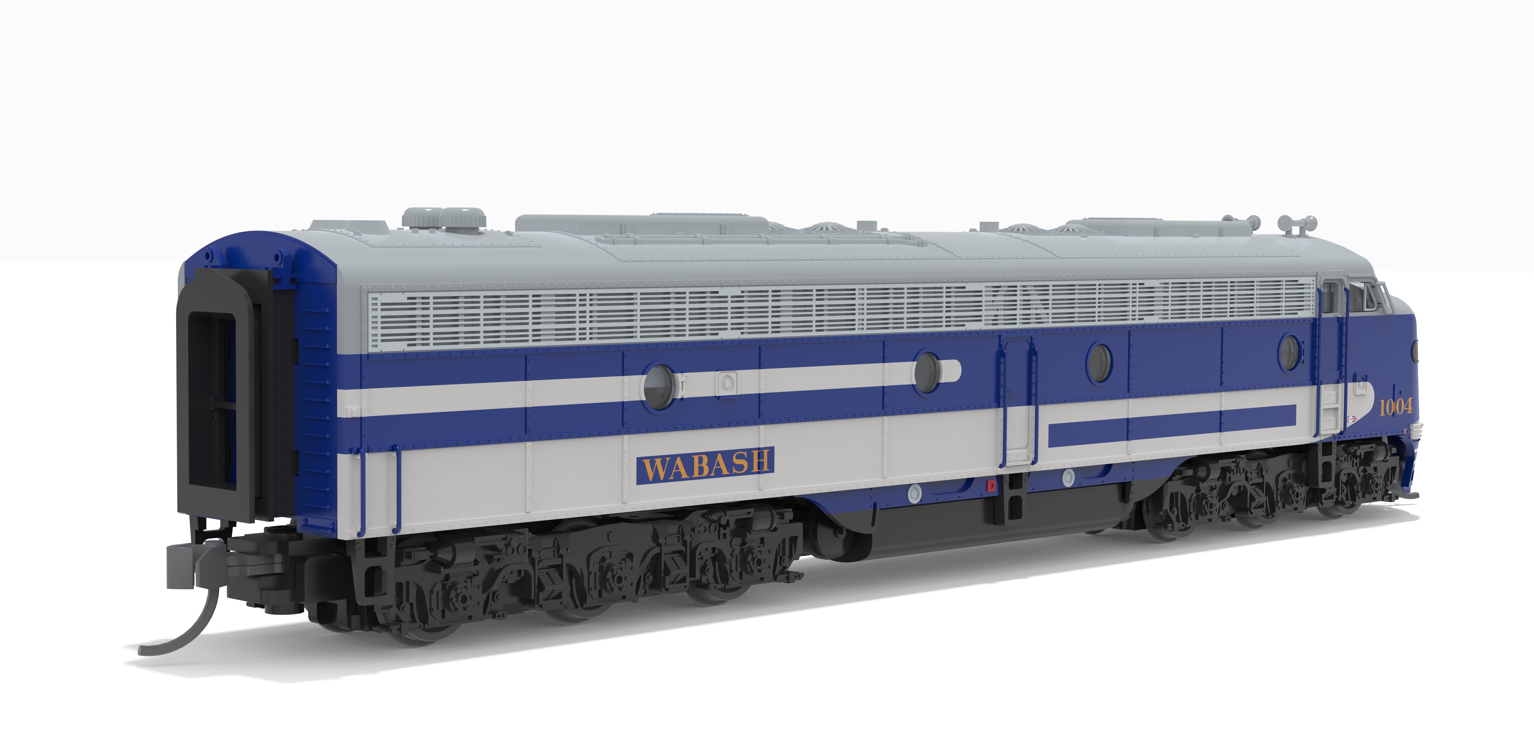 10305 EMD E8A, WAB 1007, Bluebird Paint Scheme, Paragon4 Sound/DC/DCC, N