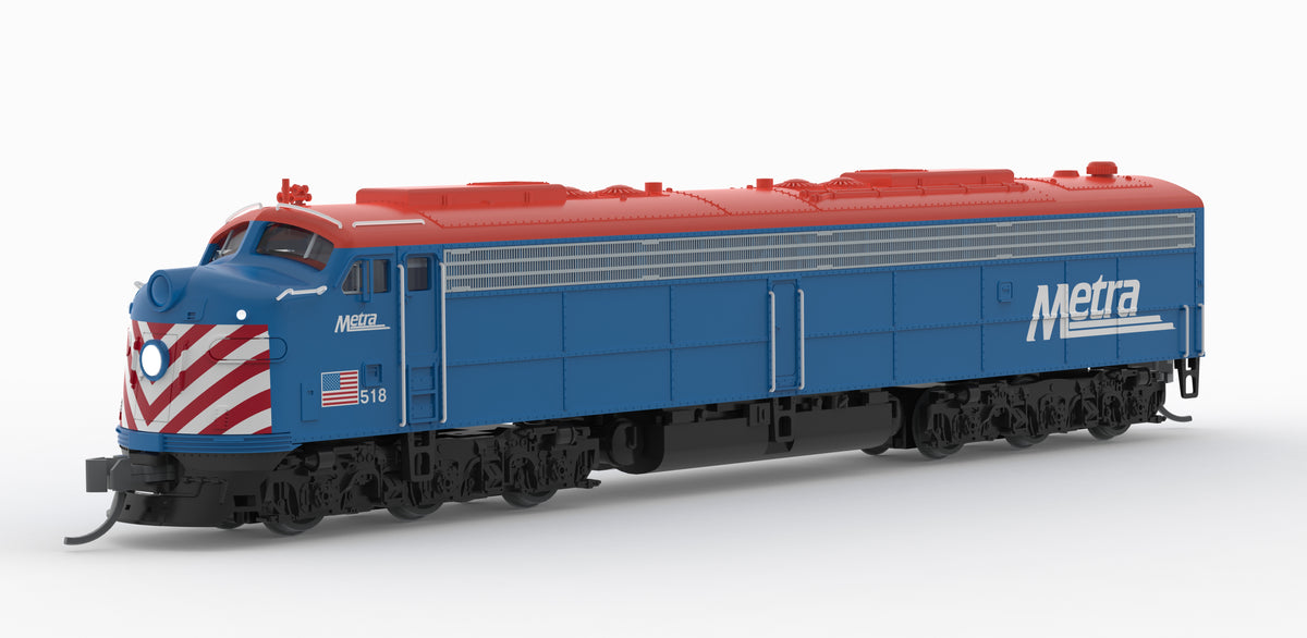 10312 EMD E8A, Metra 515, Commuter Blue, Paragon4 Sound/DC/DCC, N (Pio