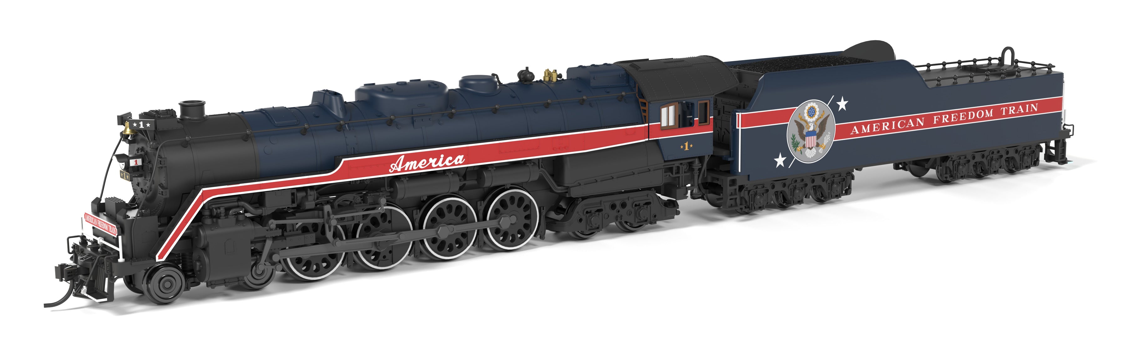 10324 Reading T1 4-8-4, American Freedom Train #1, Restoration Appearance, Paragon4 Sound/DC/DCC, w/ Smoke, N