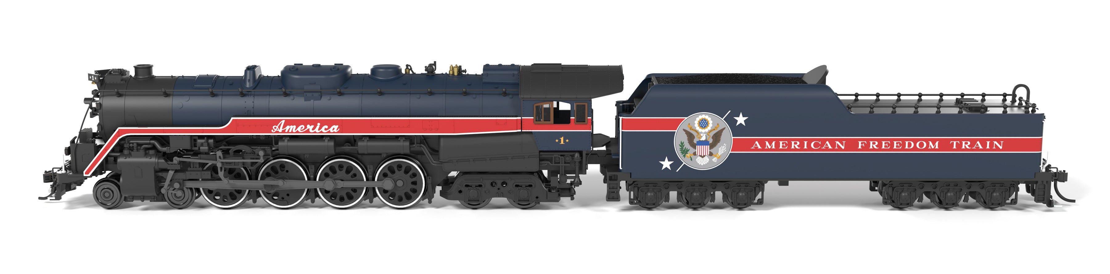 10324 Reading T1 4-8-4, American Freedom Train #1, Restoration Appearance, Paragon4 Sound/DC/DCC, w/ Smoke, N