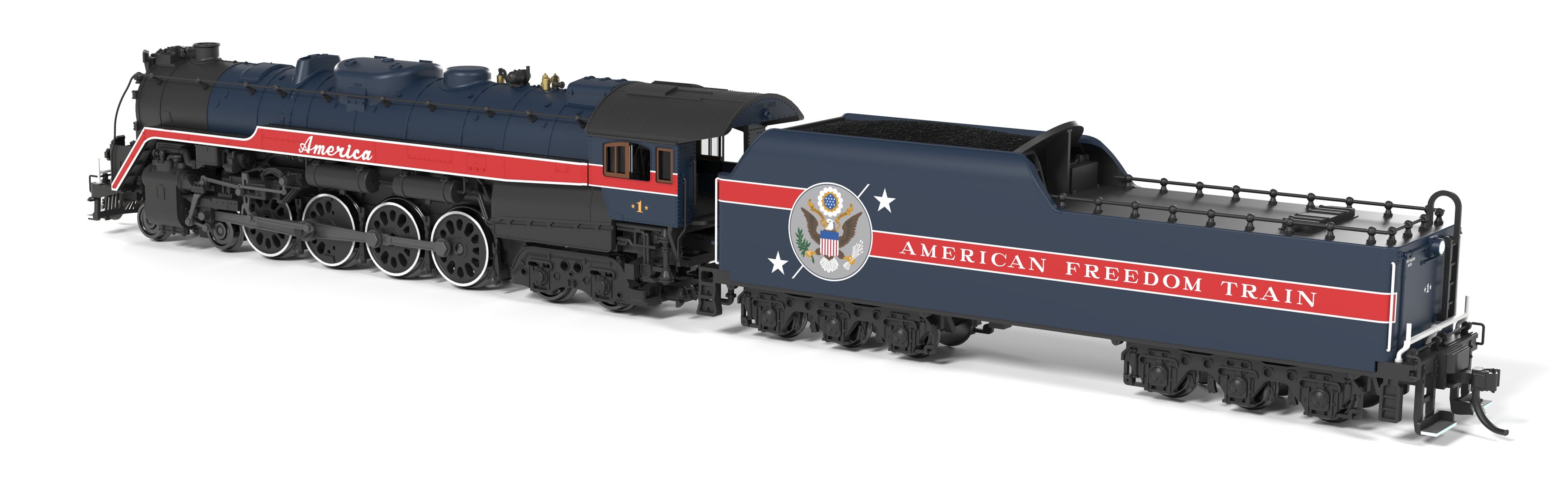 10324 Reading T1 4-8-4, American Freedom Train #1, Restoration Appearance, Paragon4 Sound/DC/DCC, w/ Smoke, N