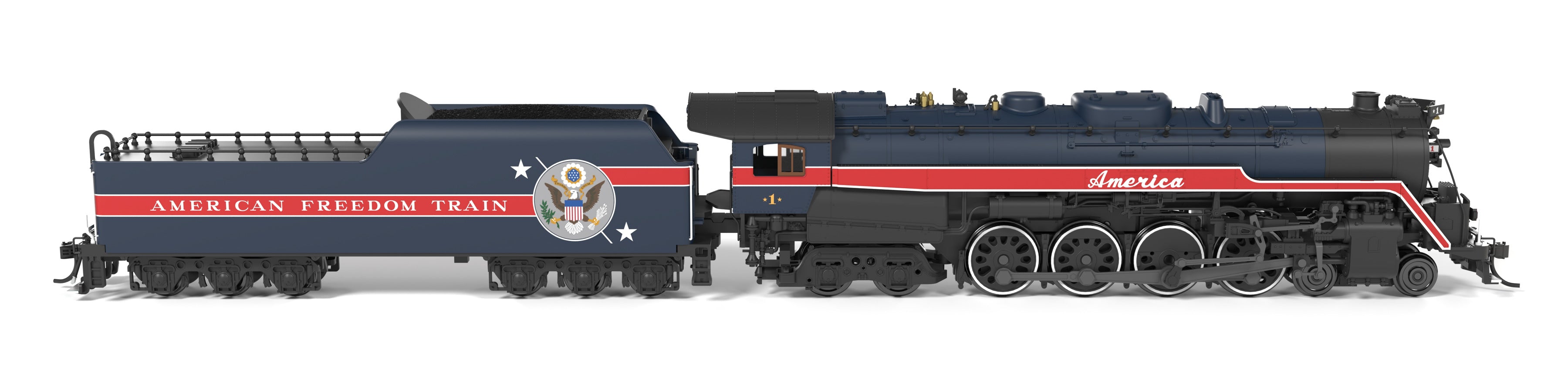 10324 Reading T1 4-8-4, American Freedom Train #1, Restoration Appearance, Paragon4 Sound/DC/DCC, w/ Smoke, N