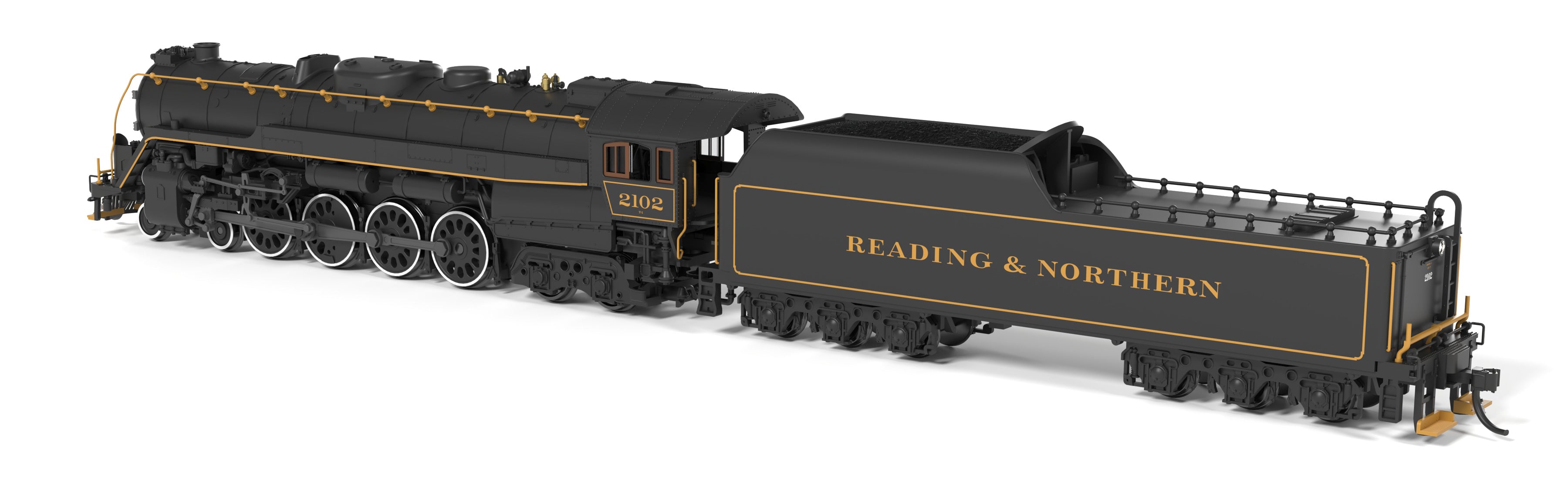 10328 Reading T1 4-8-4, Reading & Northern #2102, Modern Appearance, Paragon4 Sound/DC/DCC, w/ Smoke, N