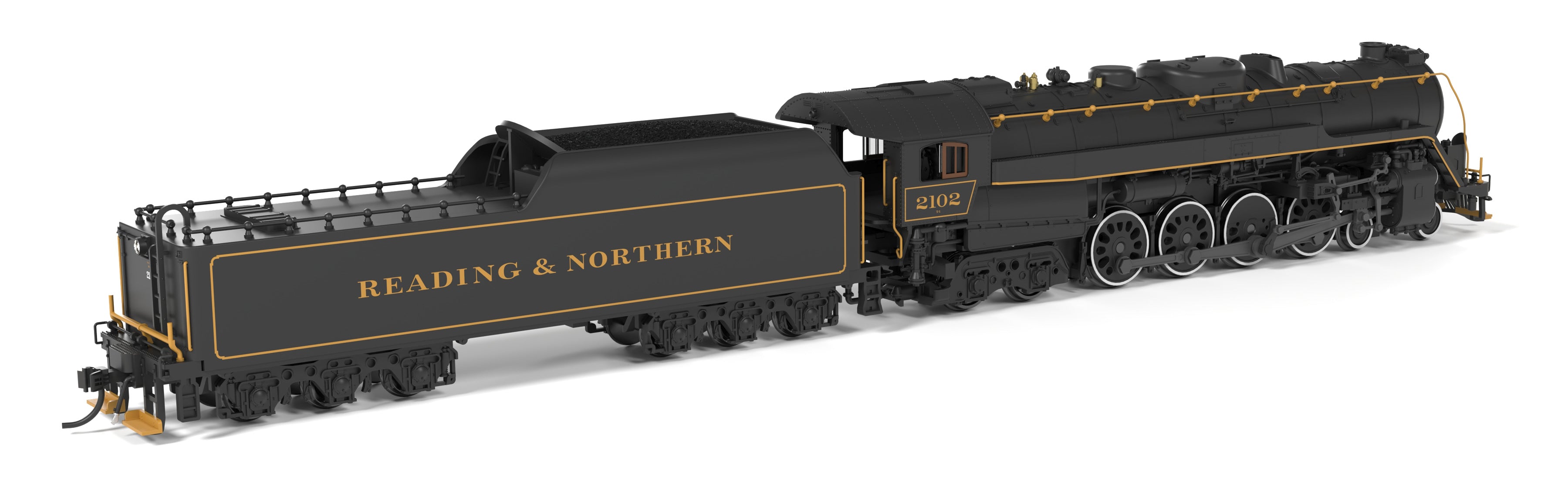 10329 Reading T1 4-8-4, Reading & Northern #2102, Modern Appearance, No-Sound / DCC-Ready, N