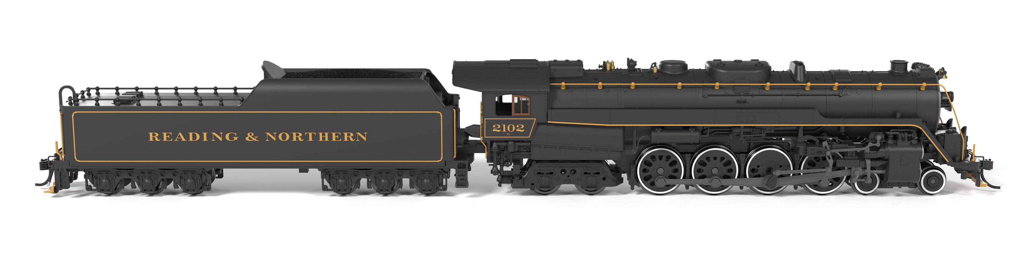 10328 Reading T1 4-8-4, Reading & Northern #2102, Modern Appearance, P