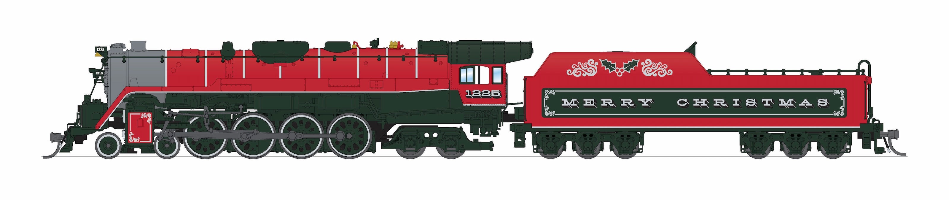 10331 Reading T1 4-8-4, Holiday Fantasy Scheme, No-Sound / DCC-Ready, N