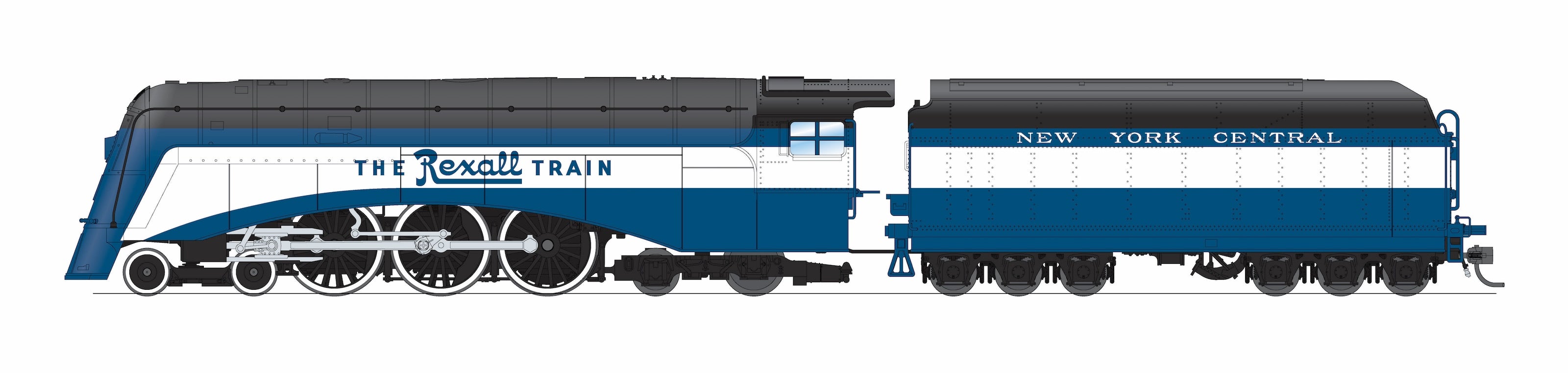 10336 Commodore Vanderbilt, NYC 2873, "The Rexall Locomotive" Fantasy Paint, Paragon4 Sound/DC/DCC, w/ Smoke, HO