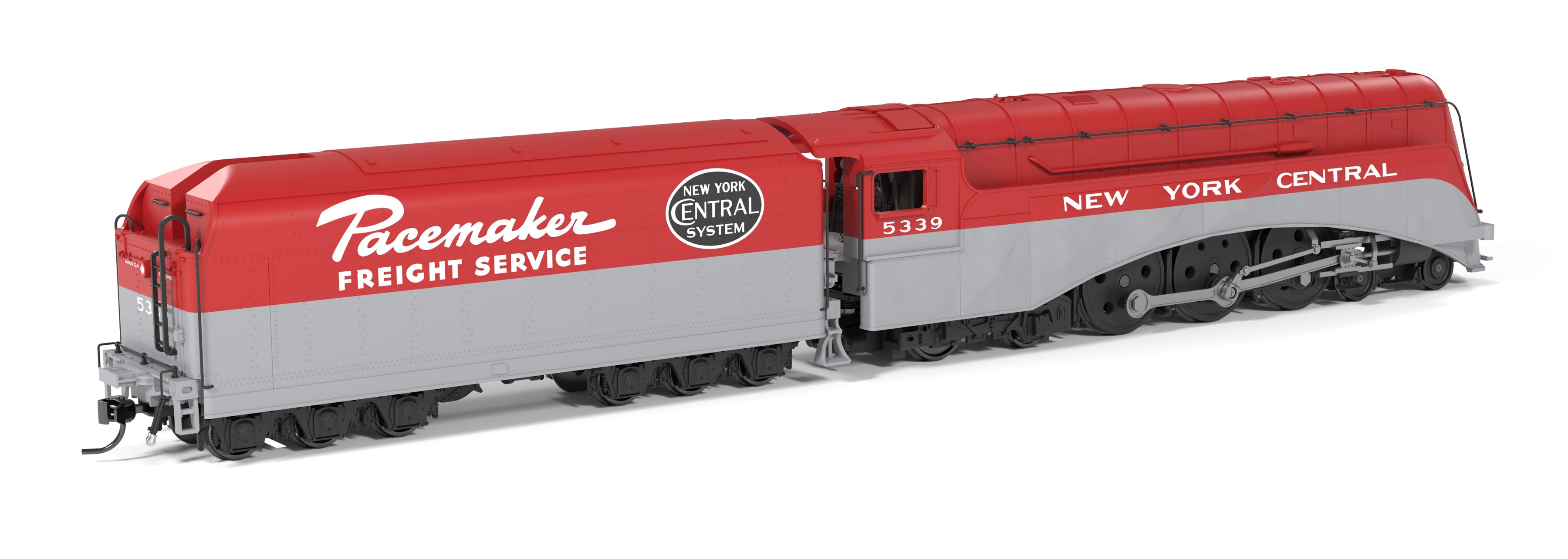 10340 Commodore Vanderbilt, NYC 5339, Pacemaker Red Fantasy Paint, Paragon4 Sound/DC/DCC, w/ Smoke, HO