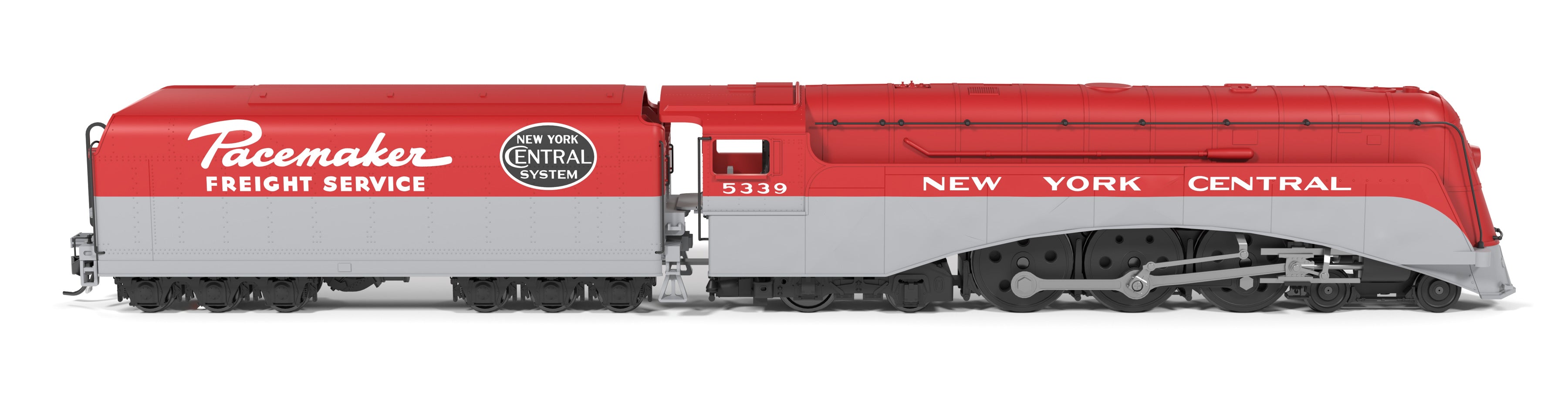 10340 Commodore Vanderbilt, NYC 5339, Pacemaker Red Fantasy Paint, Paragon4 Sound/DC/DCC, w/ Smoke, HO