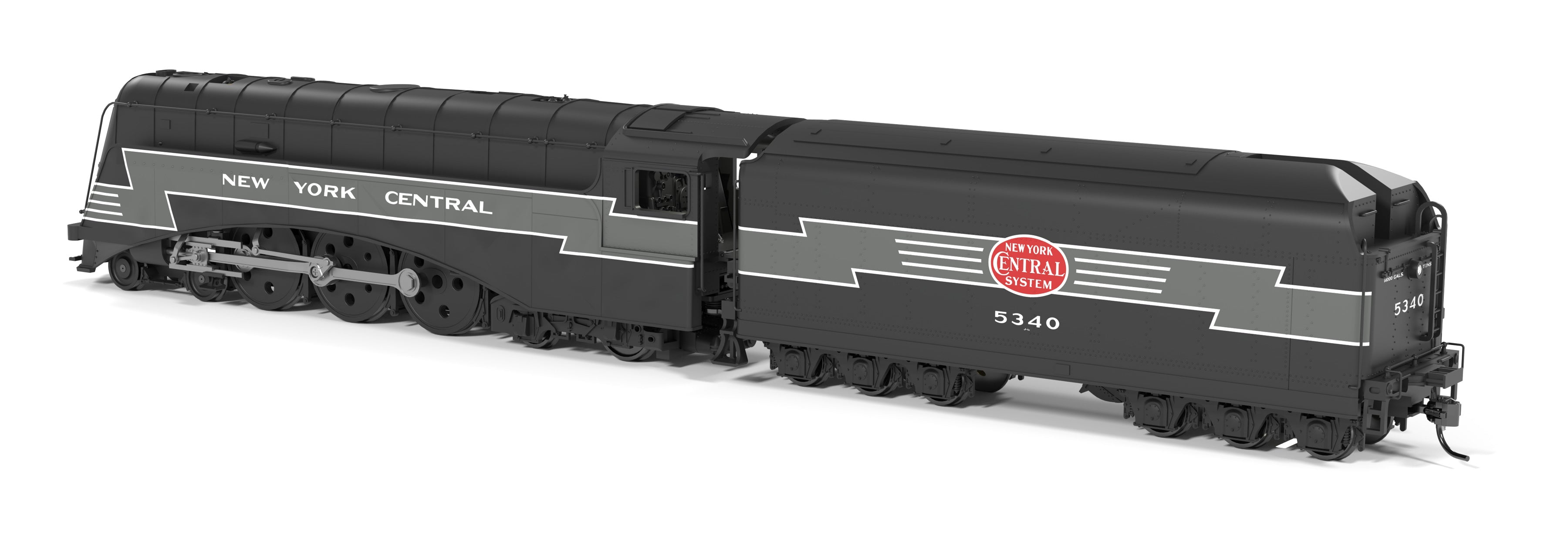 10343 Commodore Vanderbilt, NYC 5340, Lightning Stripes Fantasy Paint, No-Sound / DCC-Ready, HO