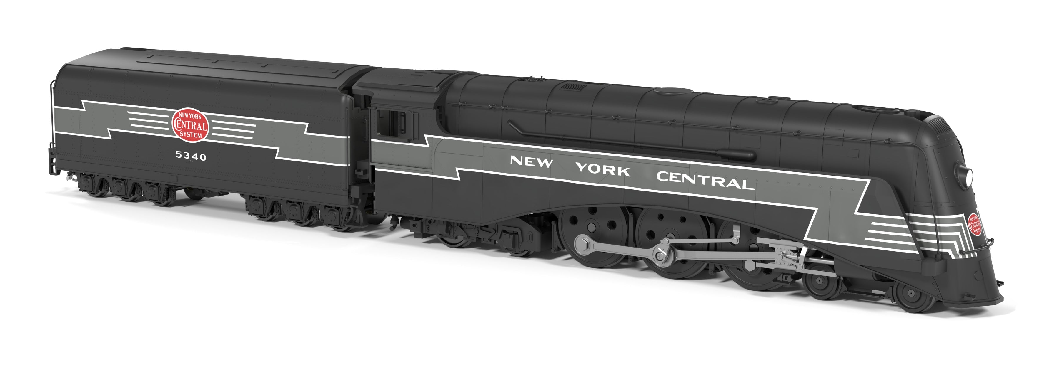 10343 Commodore Vanderbilt, NYC 5340, Lightning Stripes Fantasy Paint, No-Sound / DCC-Ready, HO
