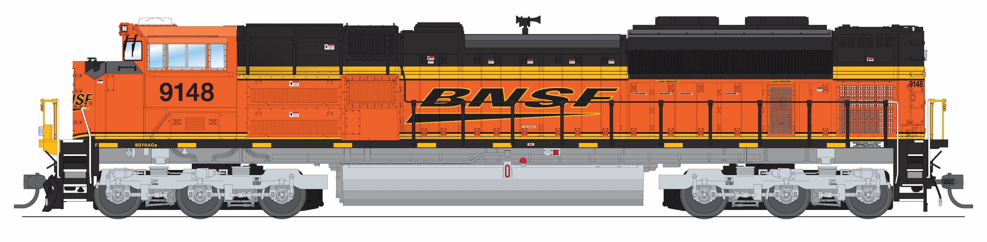 10424 EMD SD70ACe, BNSF #9287, Swoosh Scheme, No-Sound / DCC-Ready, HO