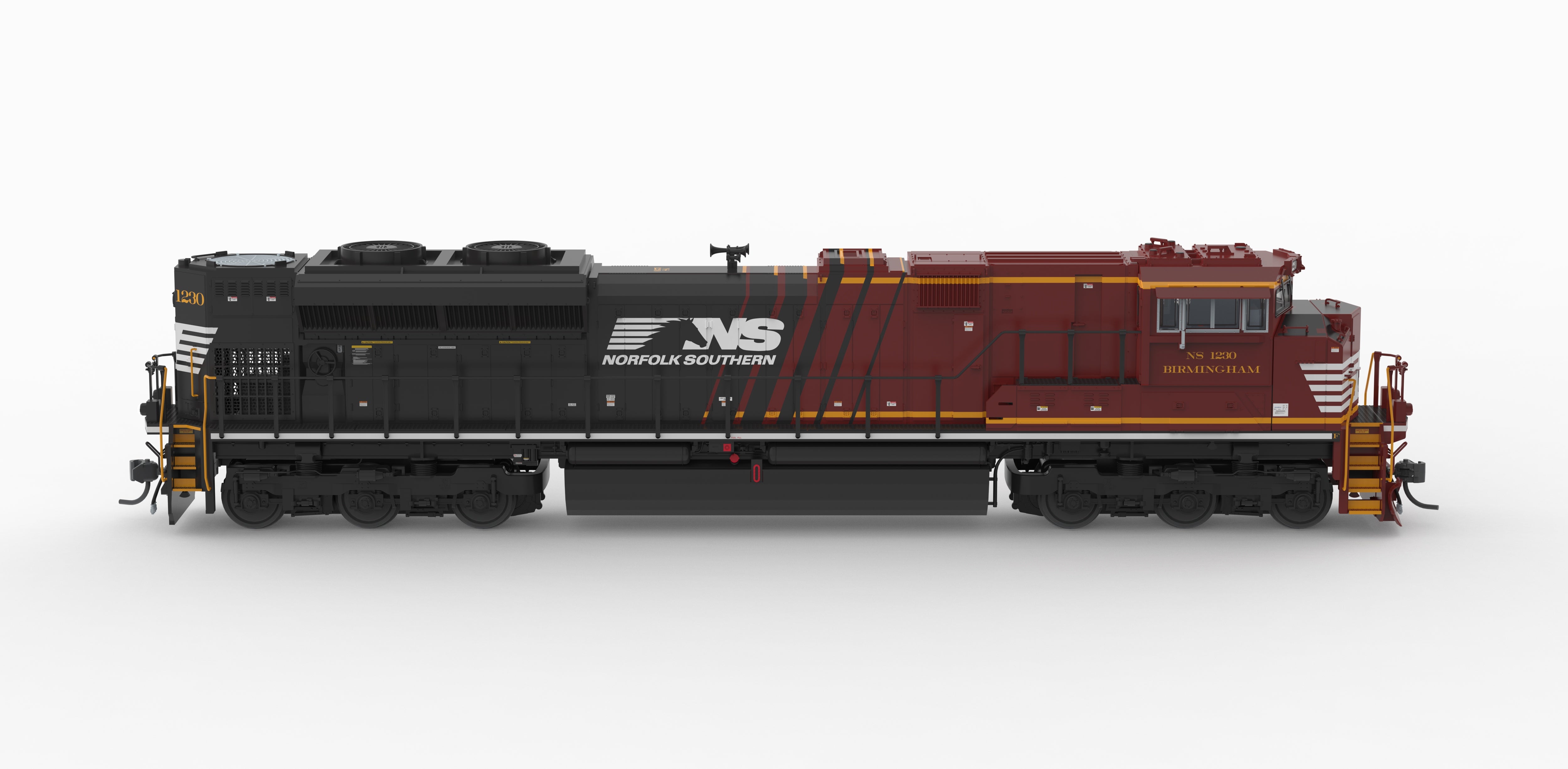 10435 EMD SD70ACe, NS 1230 "Birmingham", Office Car Special, Paragon4 Sound/DC/DCC, HO
