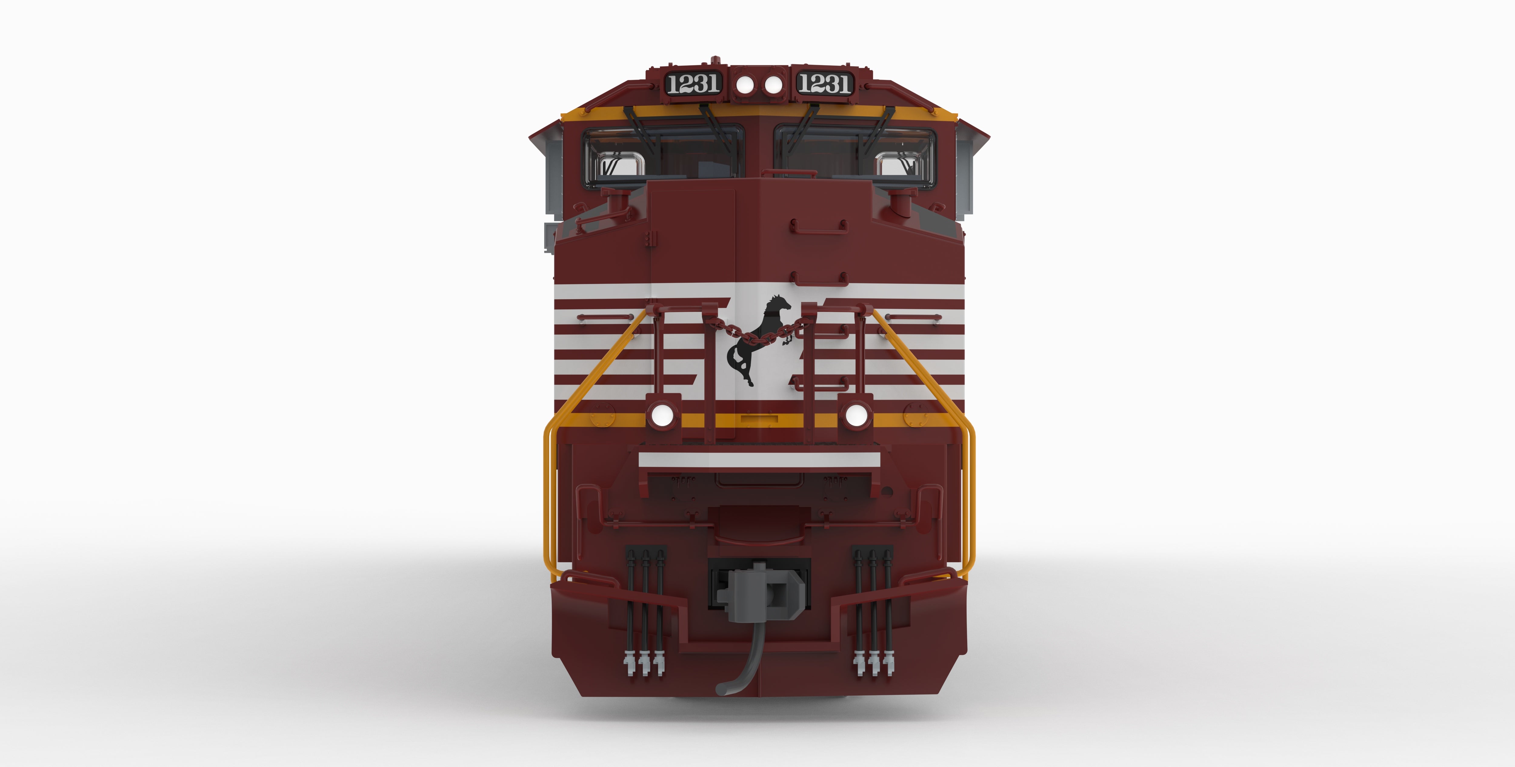 10436 EMD SD70ACe, NS 1231 "Atlanta", Office Car Special, Paragon4 Sound/DC/DCC, HO