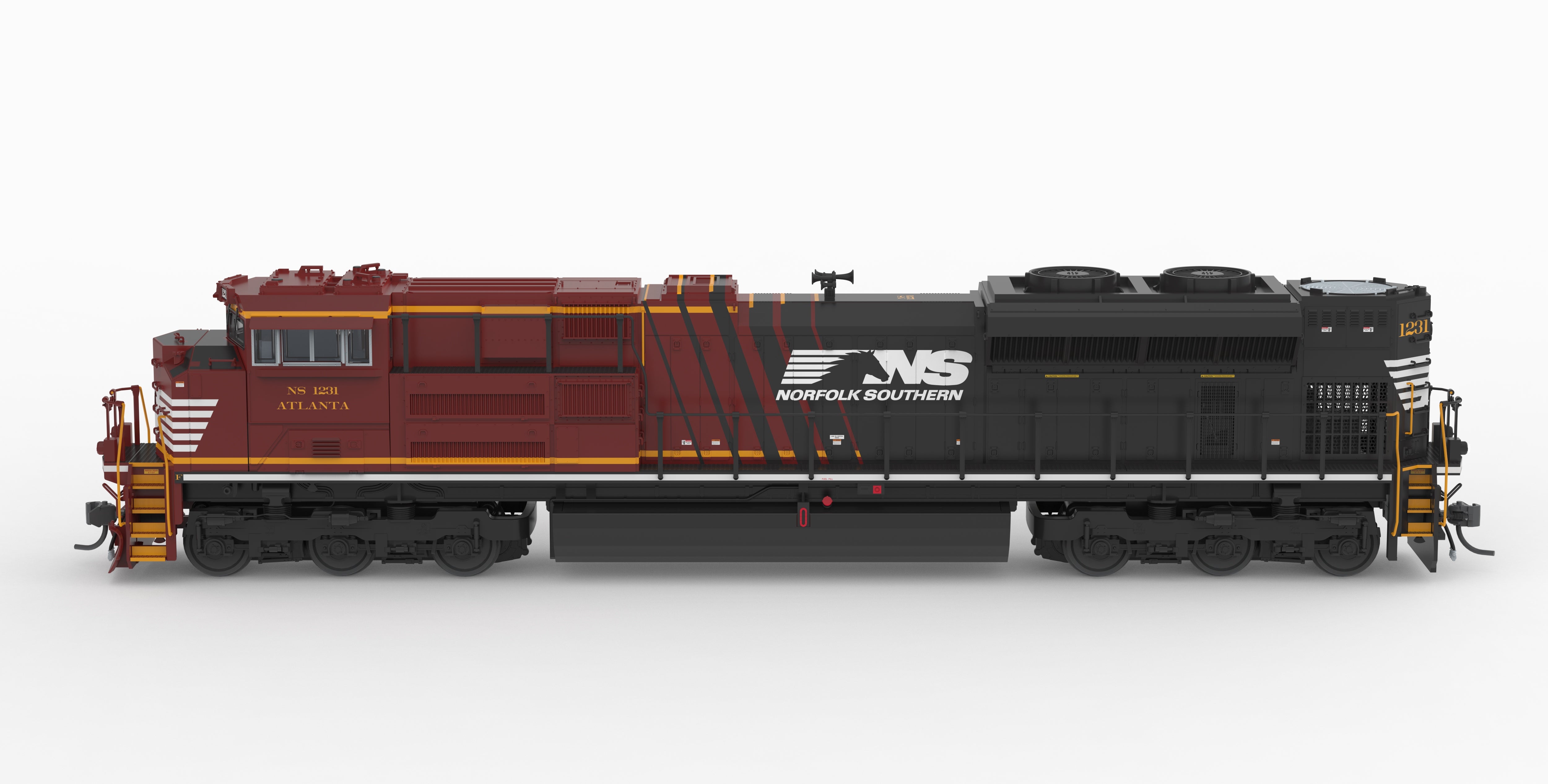 10436 EMD SD70ACe, NS 1231 "Atlanta", Office Car Special, Paragon4 Sound/DC/DCC, HO