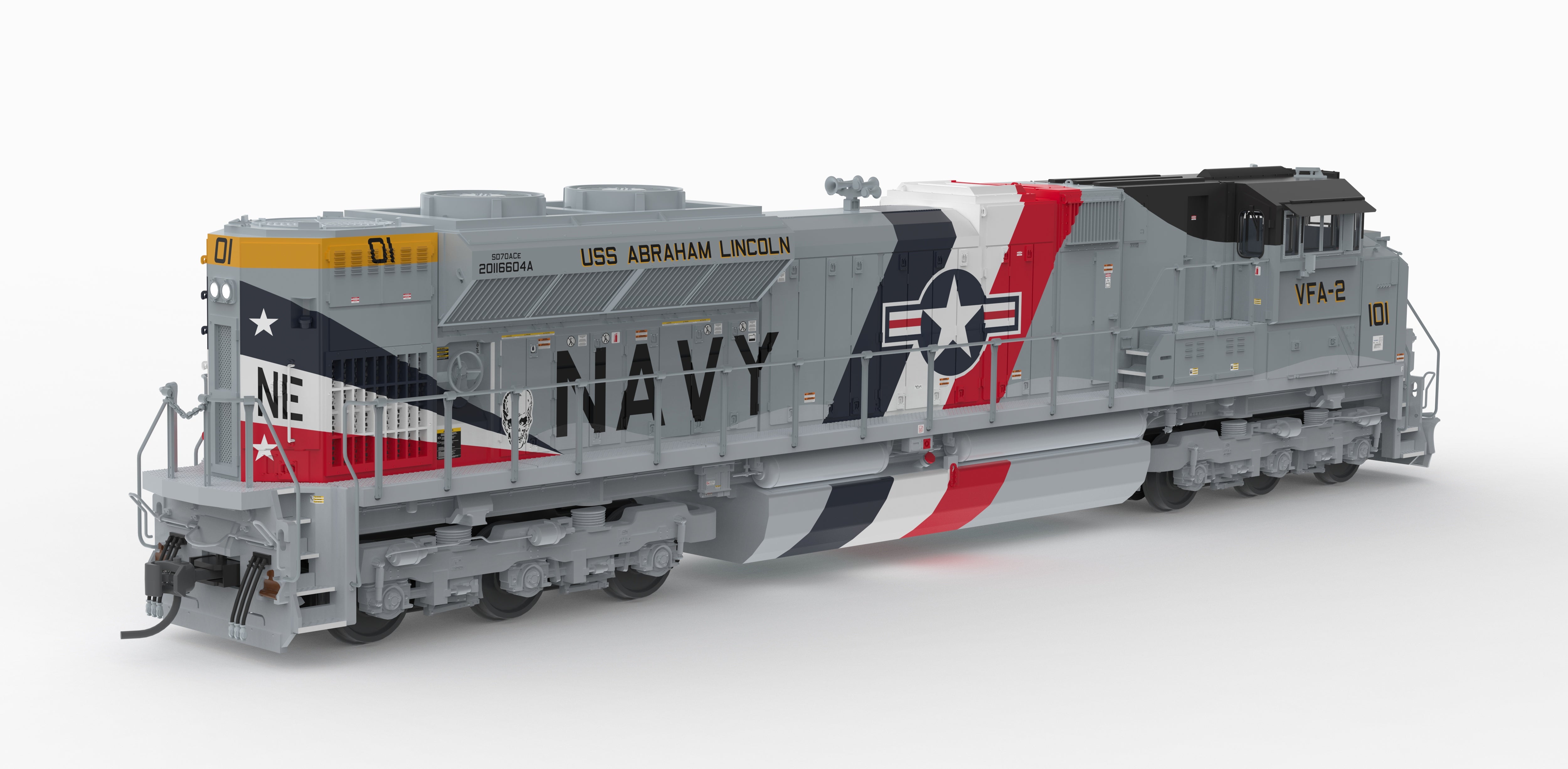 10441 EMD SD70ACe, US Navy #101 Fantasy Paint, Paragon4 Sound/DC/DCC, HO