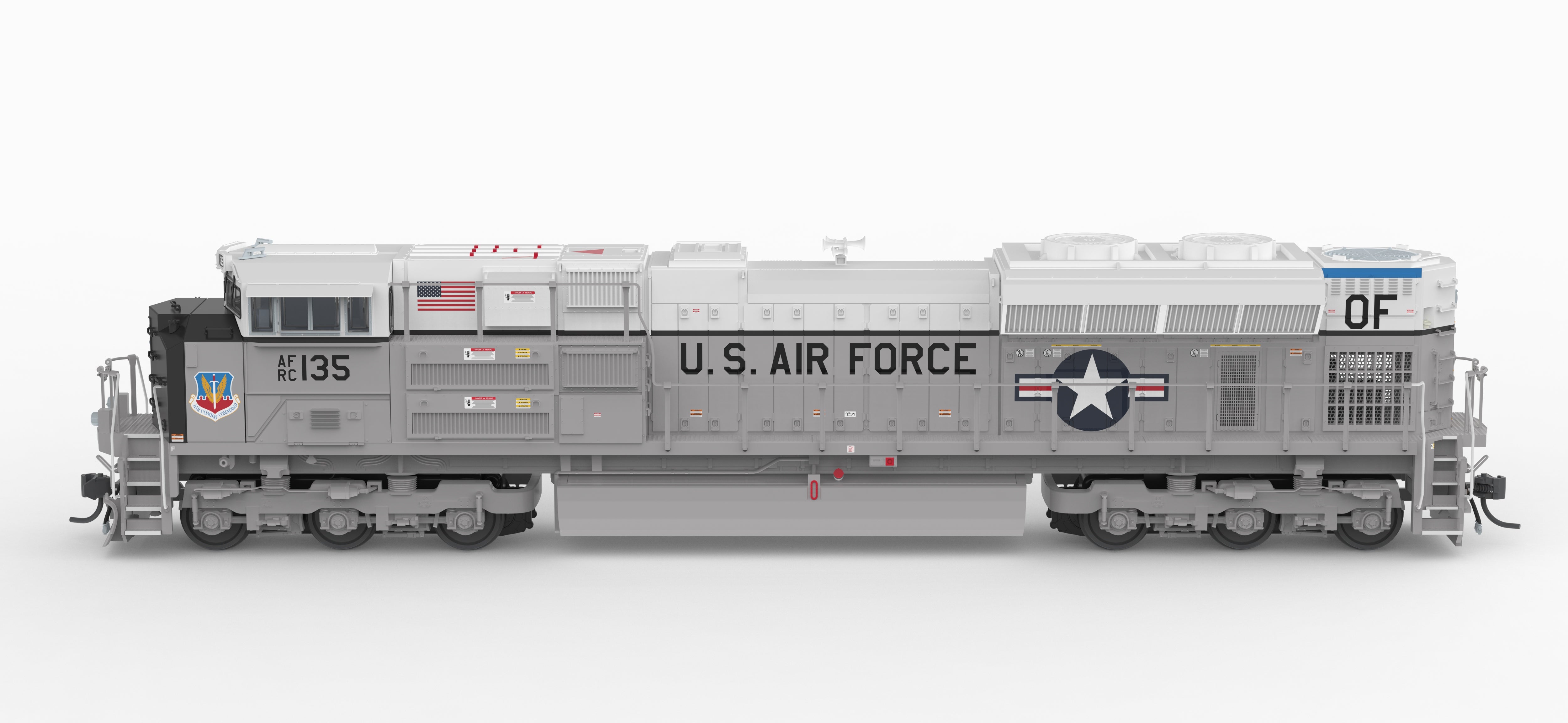10444 EMD SD70ACe, US Air Force #135 Fantasy Paint, No-Sound / DCC-Ready, HO
