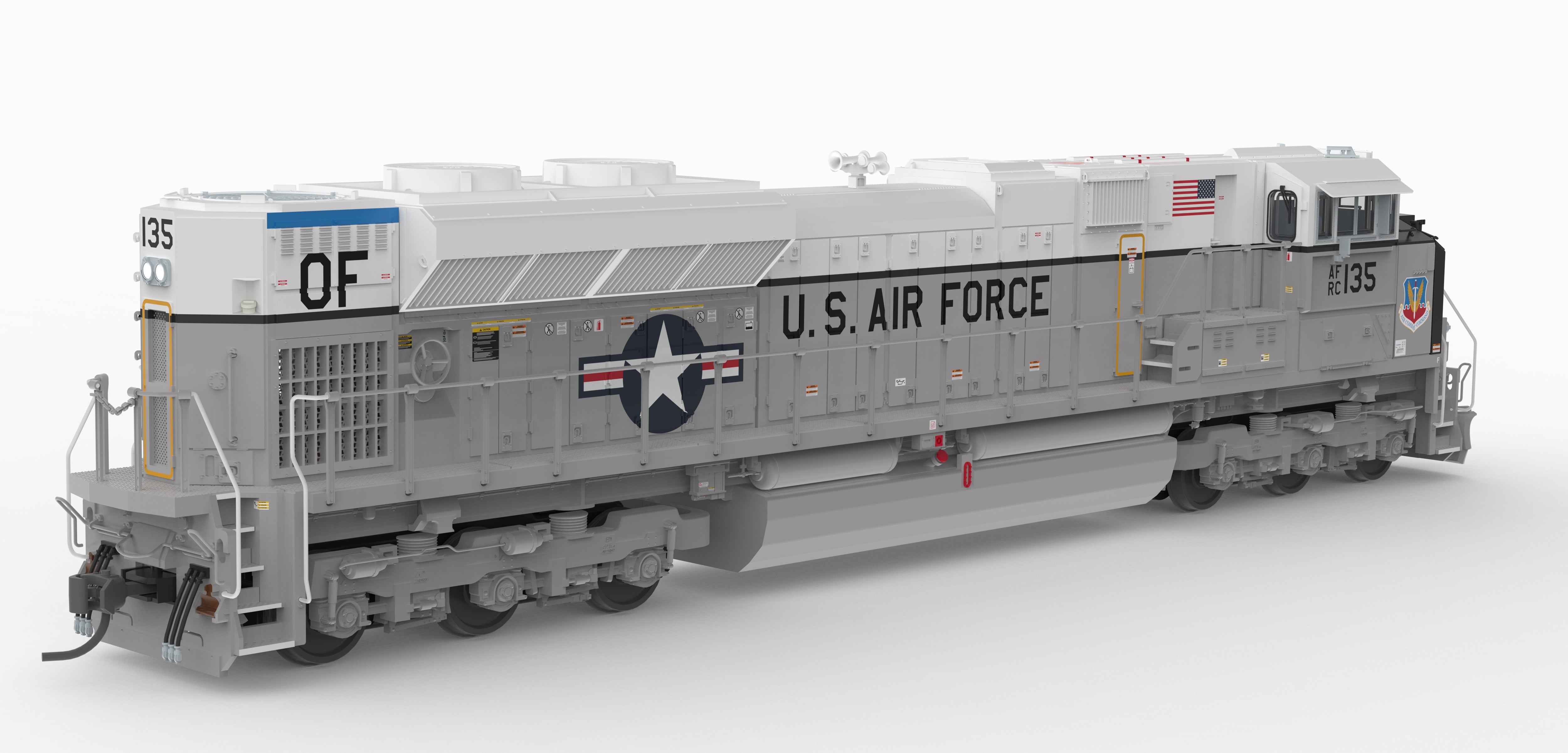 10443 EMD SD70ACe, US Air Force #135 Fantasy Paint, Paragon4 Sound/DC/DCC, HO
