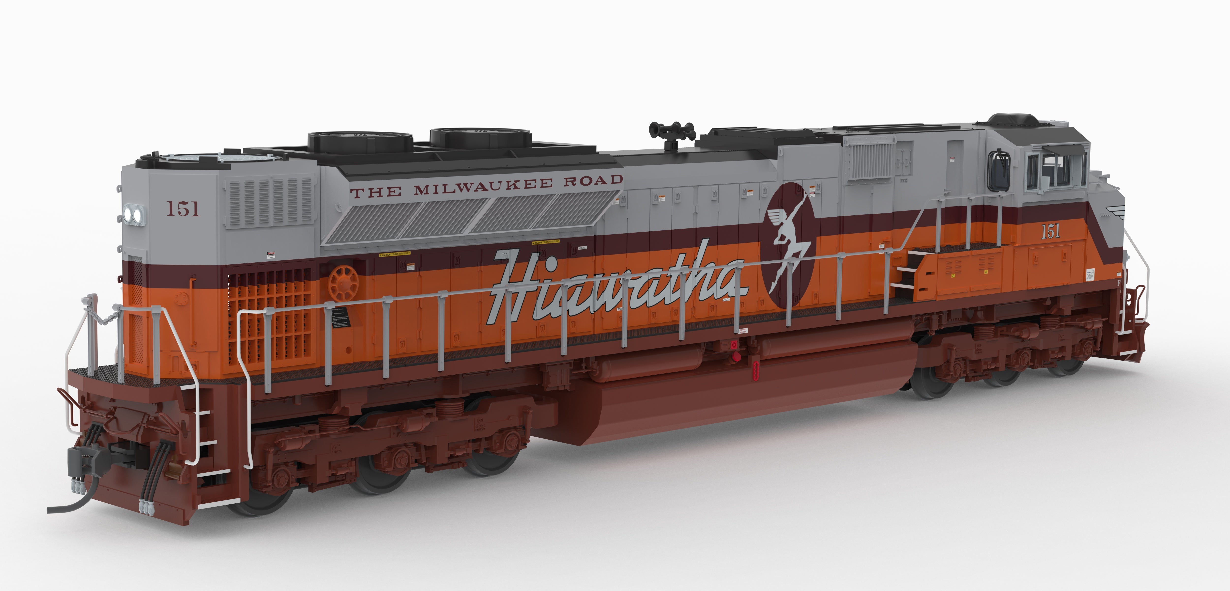 10447 EMD SD70ACe, MILW 151, Hiawatha Fantasy Paint, Paragon4 Sound/DC