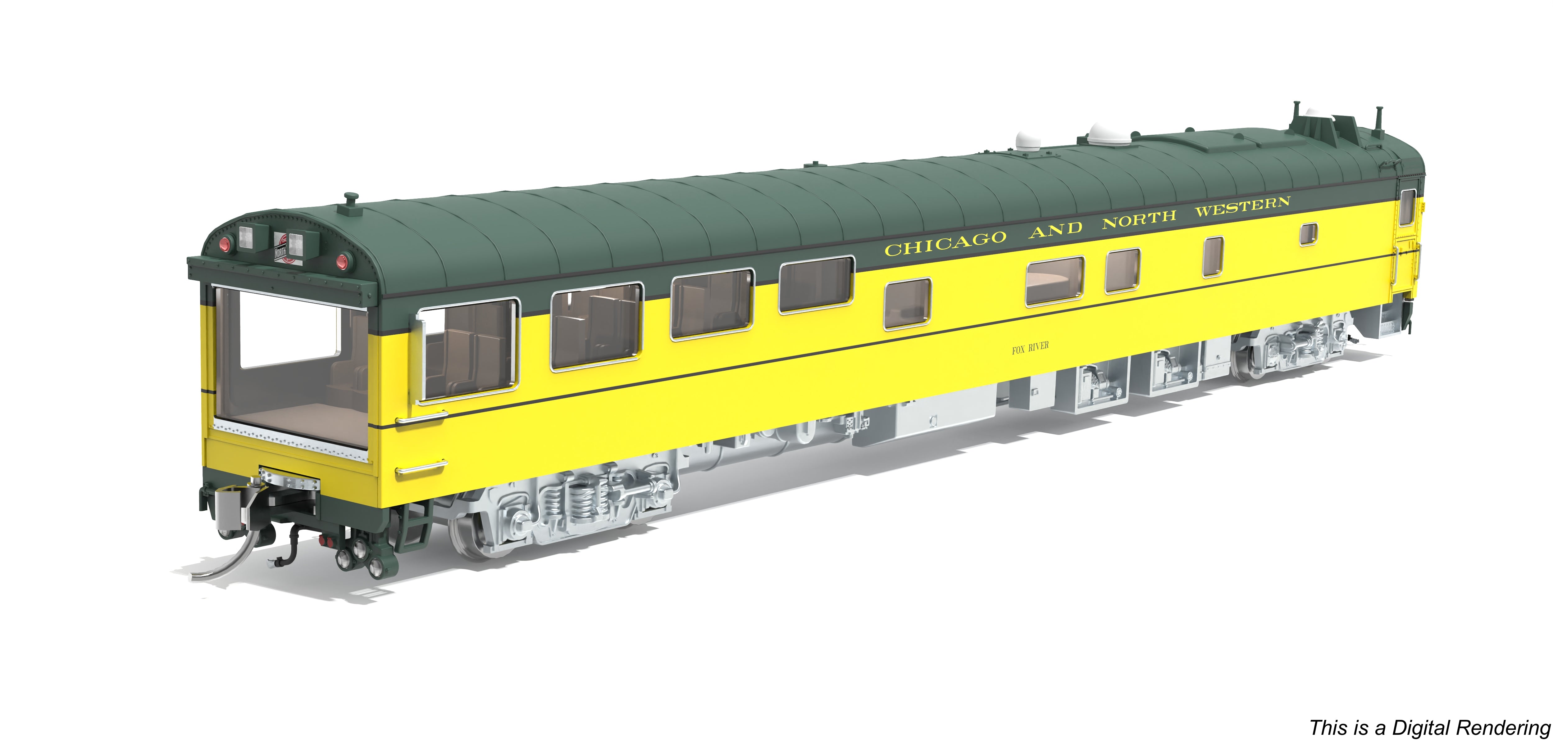 10502 Chicago & North Western Track Inspection Car, "Fox River", N
