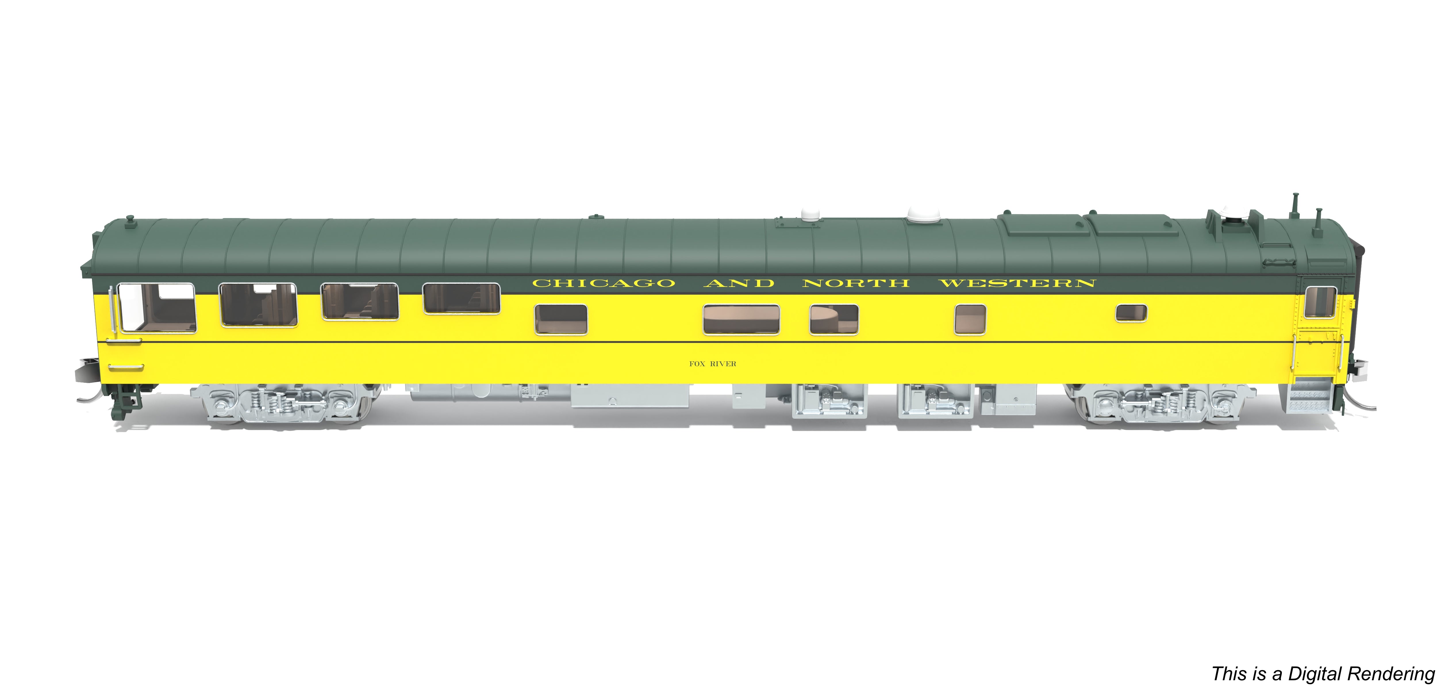 10502 Chicago & North Western Track Inspection Car, "Fox River", N