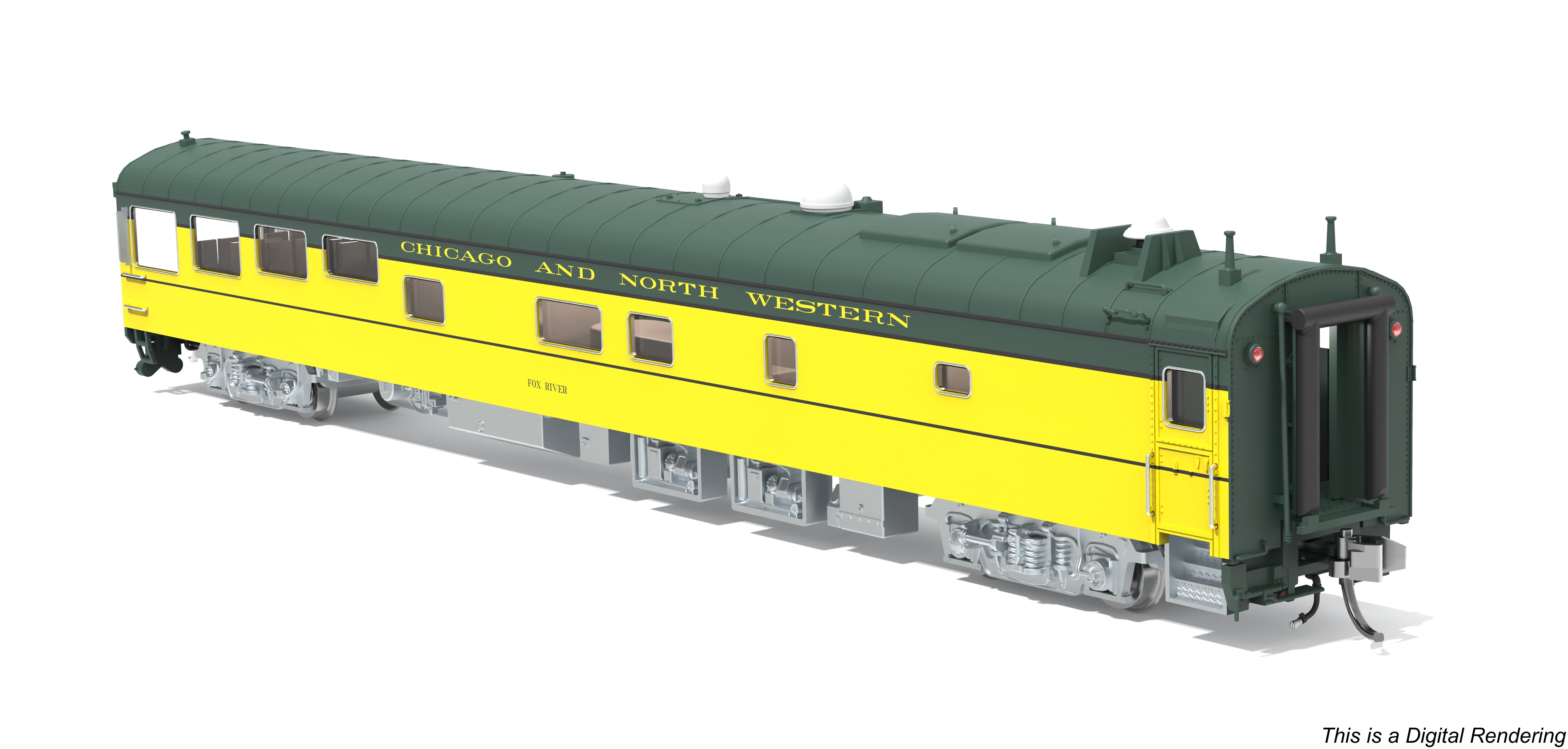 10502 Chicago & North Western Track Inspection Car, "Fox River", N