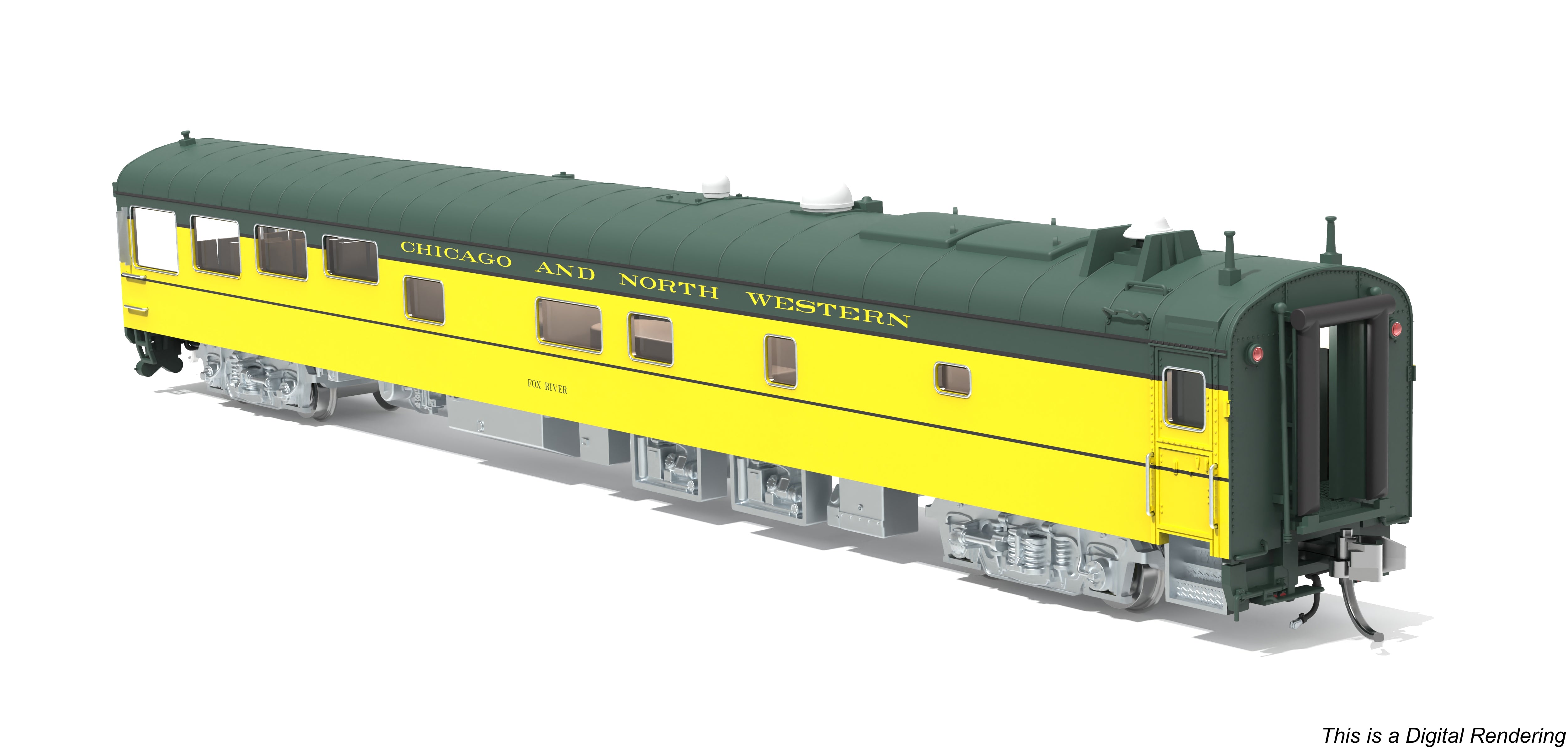 10502 Chicago & North Western Track Inspection Car, "Fox River", N