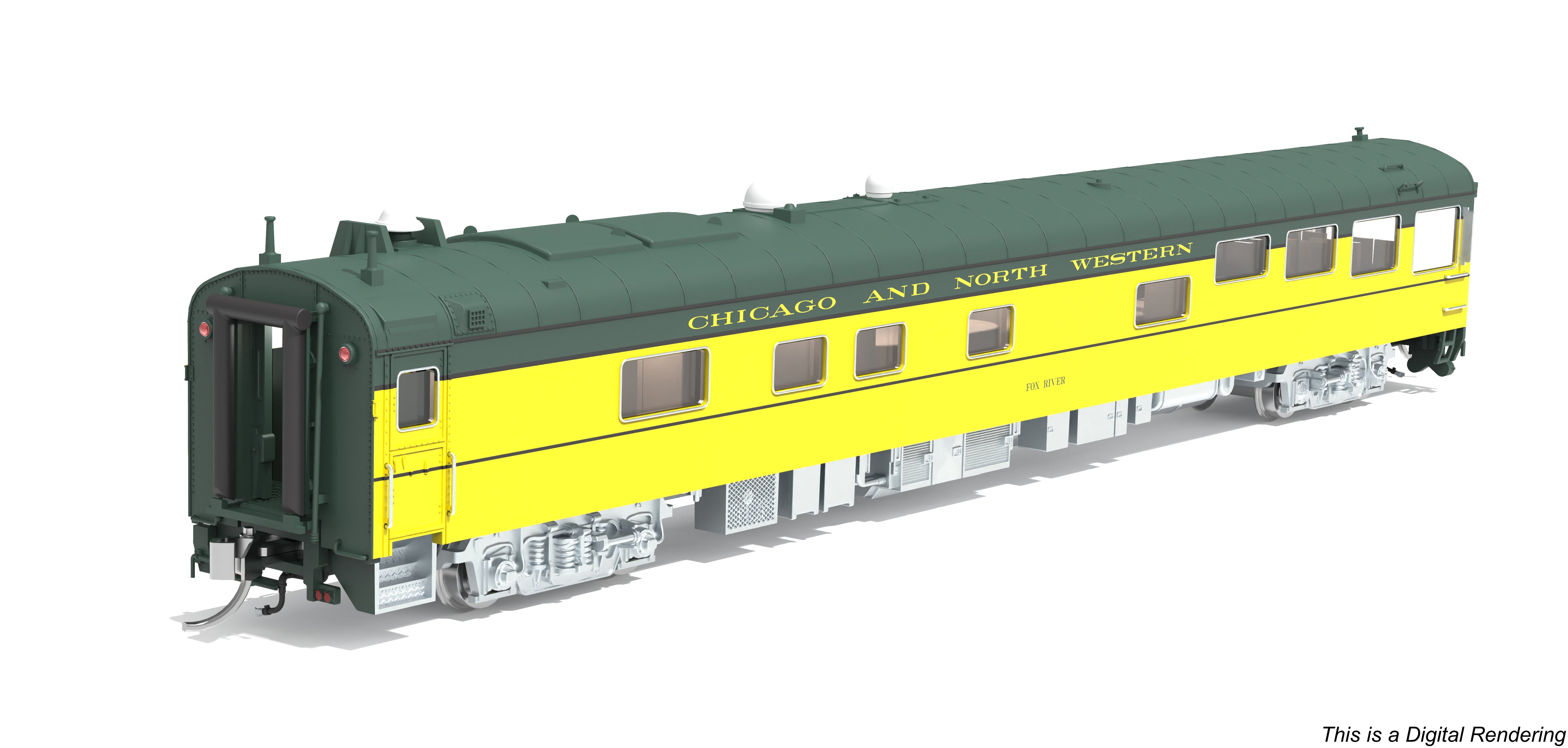 10502 Chicago & North Western Track Inspection Car, "Fox River", N