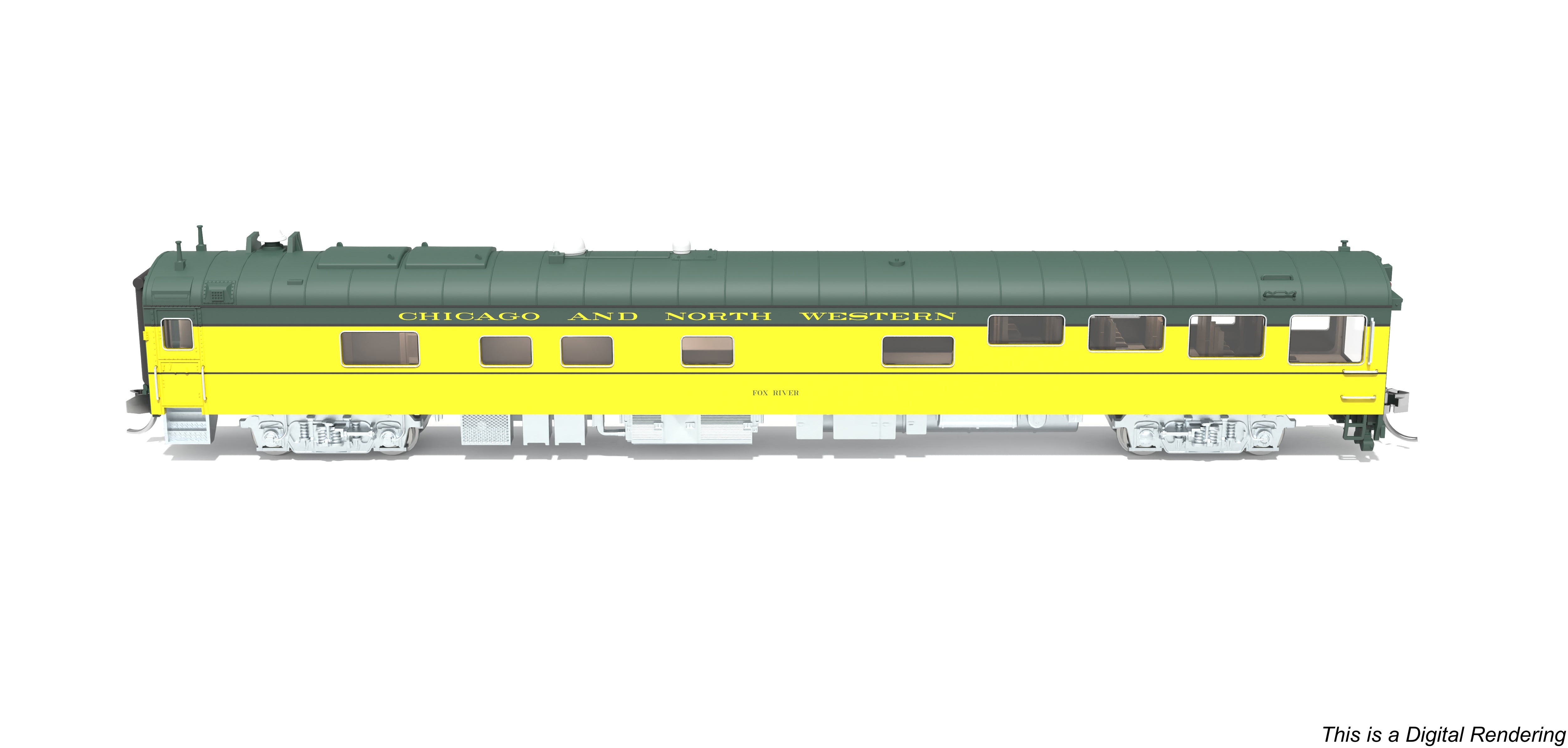 10502 Chicago & North Western Track Inspection Car, "Fox River", N