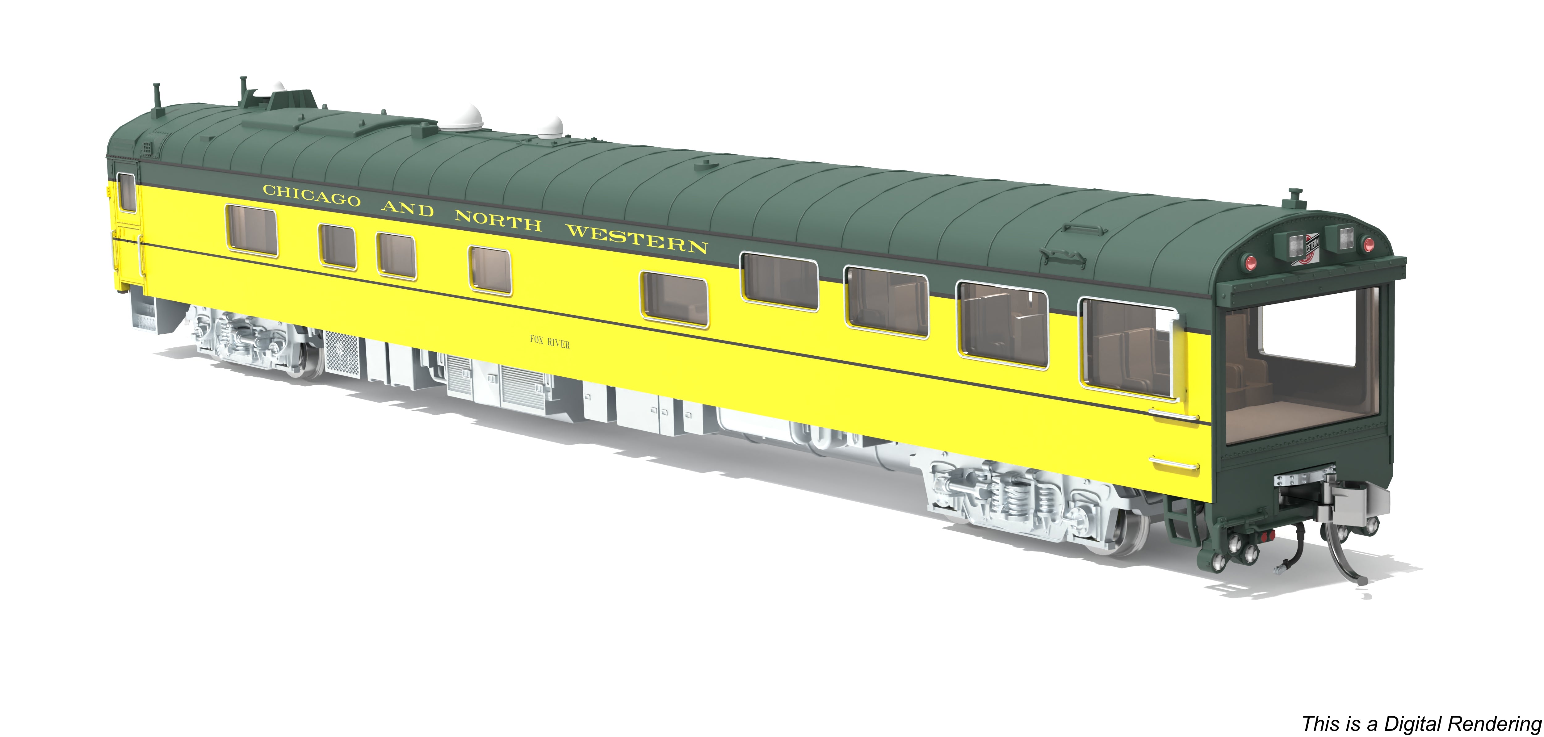 10502 Chicago & North Western Track Inspection Car, "Fox River", N