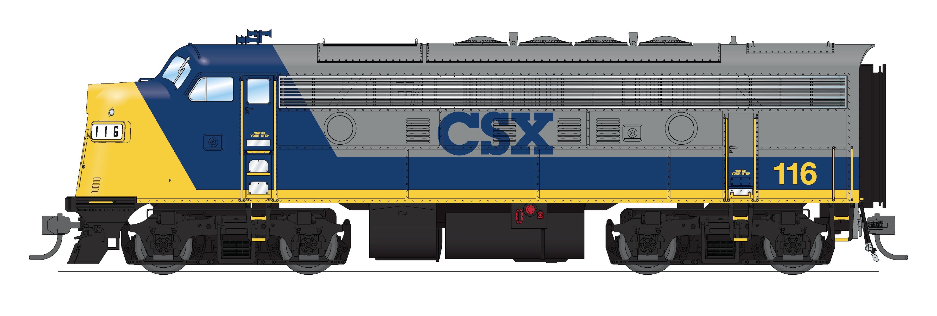 10540 EMD F3A, CSX 116, YN2 Scheme, Paragon4 Sound/DC/DCC, HO