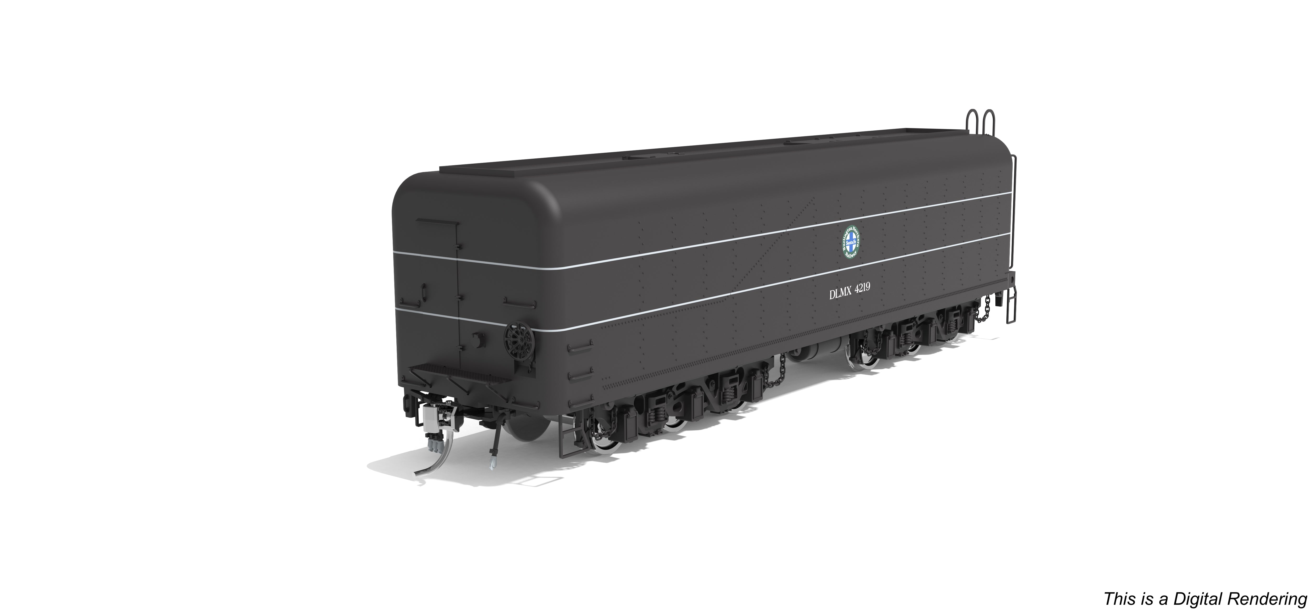 10572 DLMX 4219 Auxiliary Water Tender, BNSF Employee Special, HO Scale