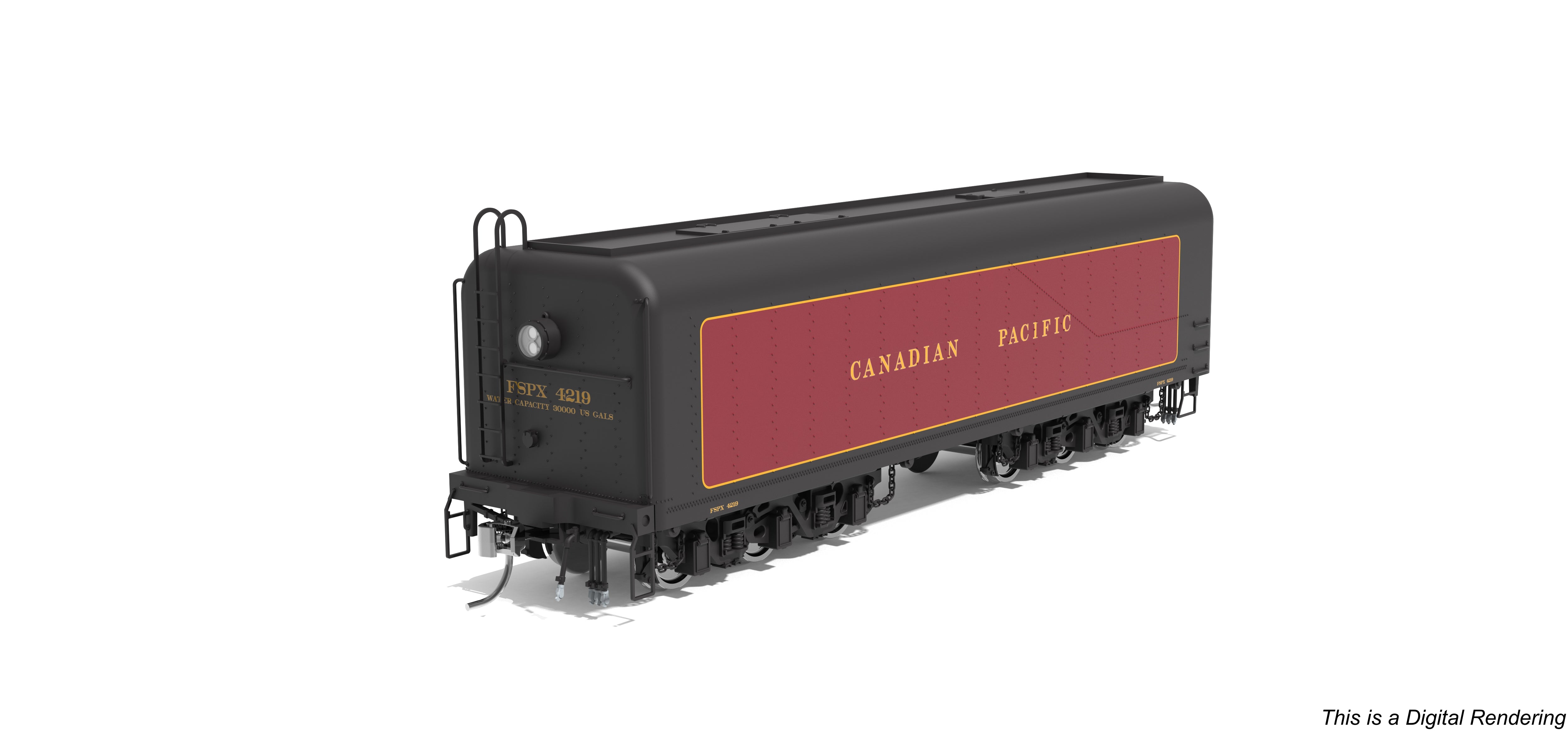 10573 DLMX 4219 Auxiliary Water Tender, Canadian Pacific, HO Scale