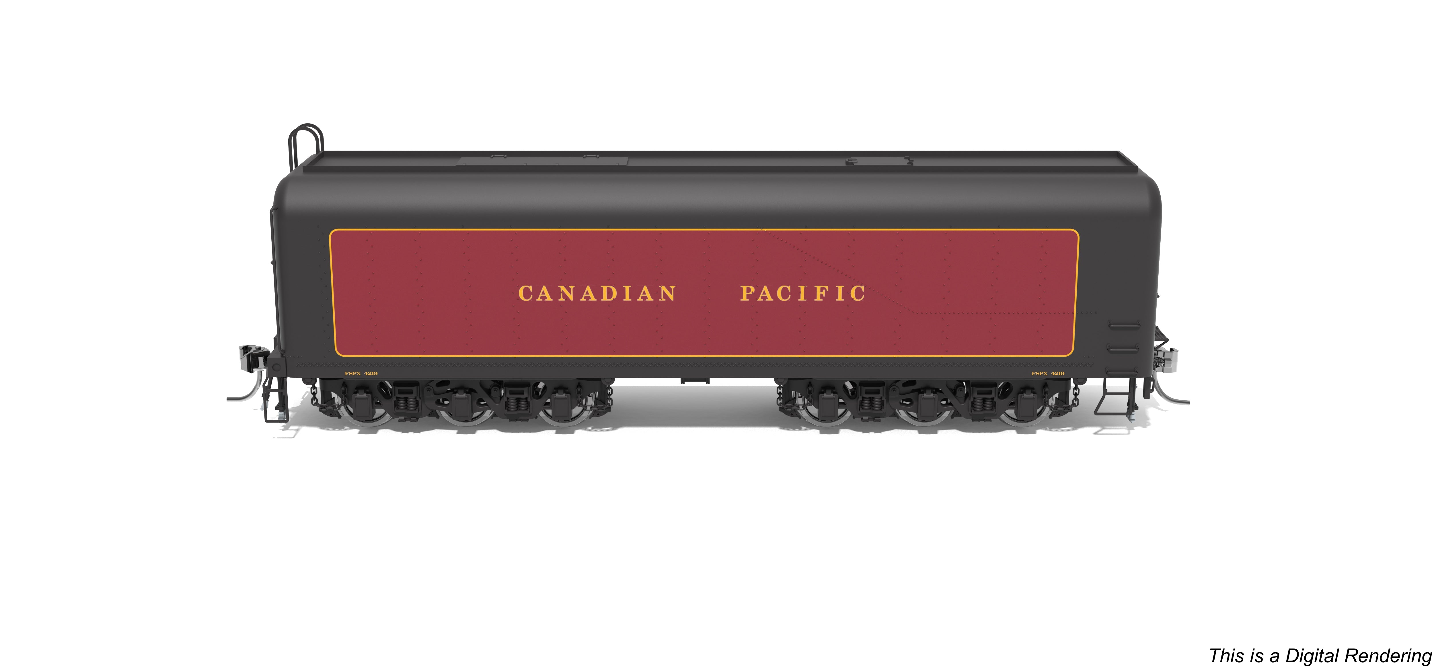 10573 DLMX 4219 Auxiliary Water Tender, Canadian Pacific, HO Scale