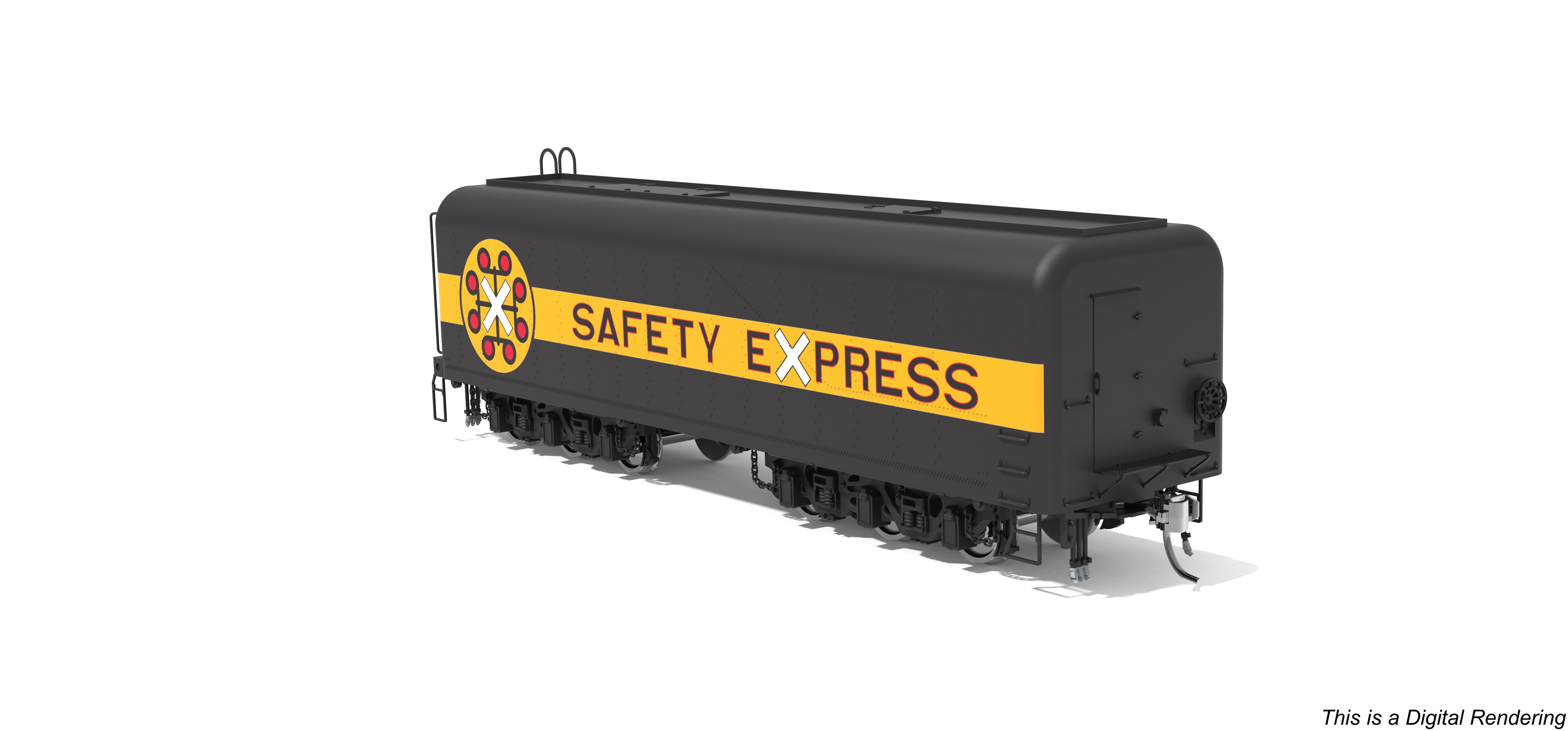 10574 Chessie Safety Express Auxiliary Water Tender, #614-A, HO Scale (NP)