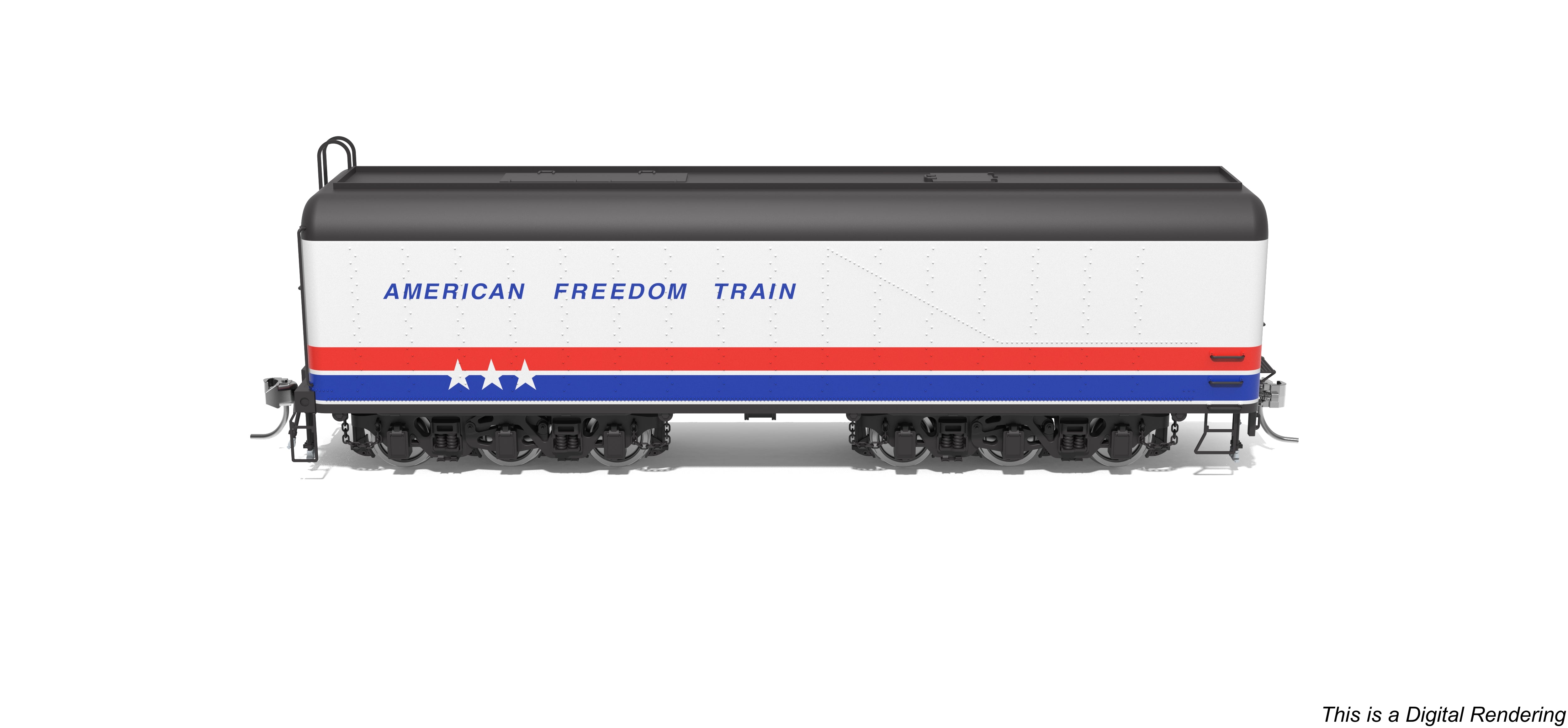 10576 American Freedom Train Auxiliary Water Tender, #4219, HO Scale (NP)