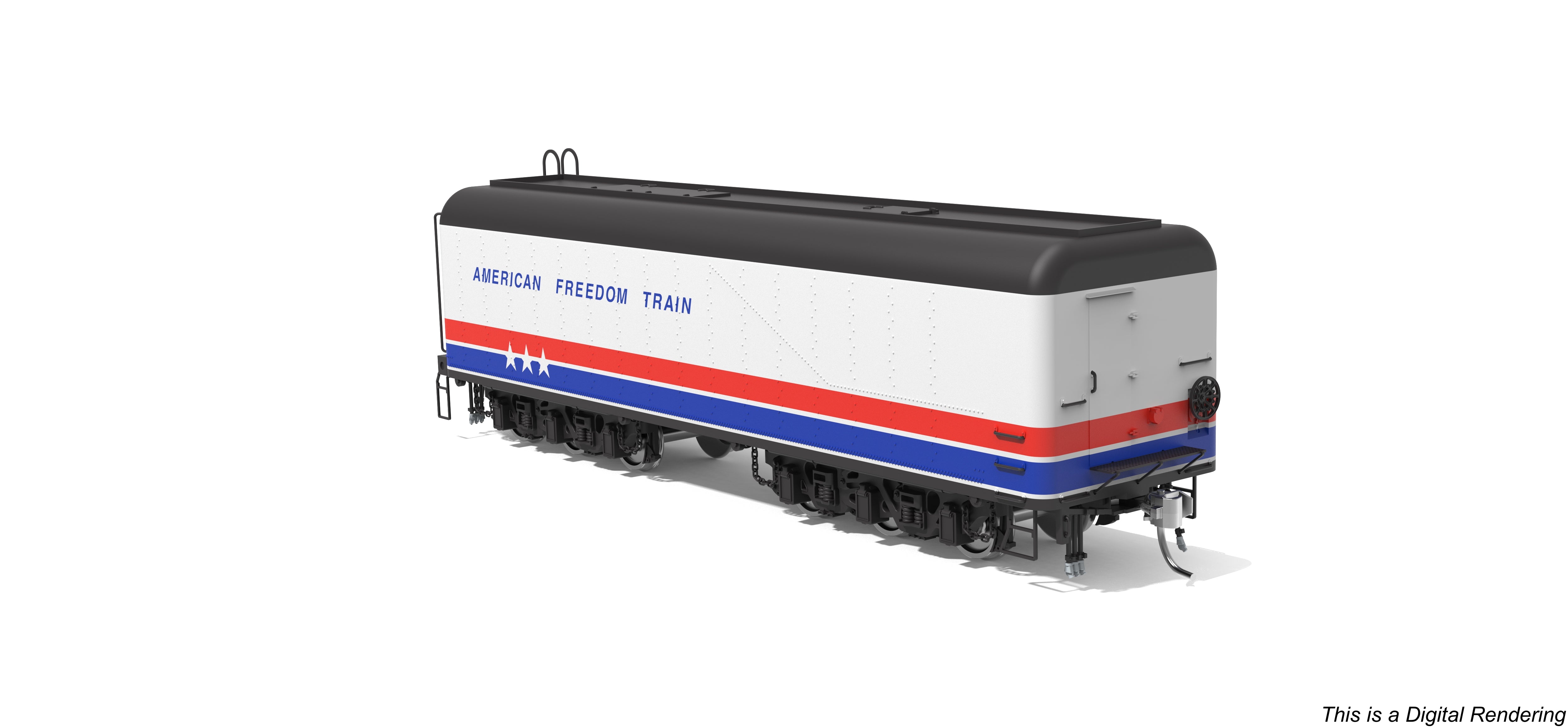 10576 American Freedom Train Auxiliary Water Tender, #4219, HO Scale (NP)