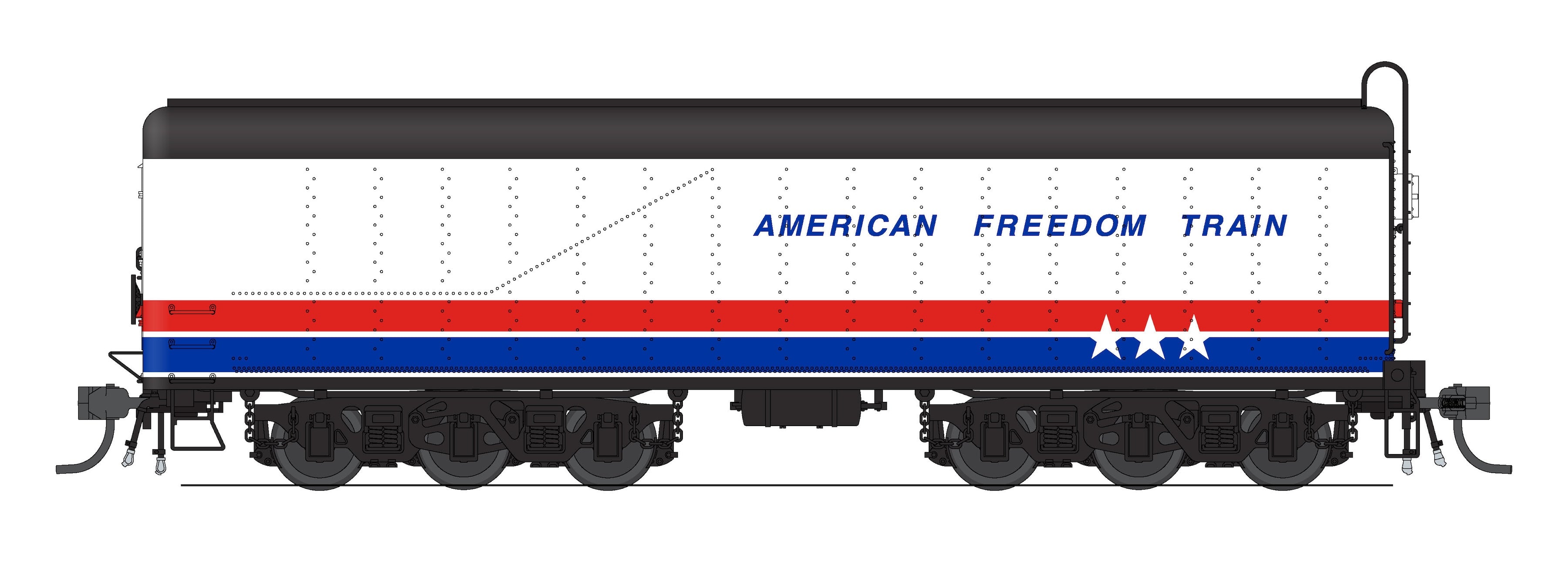 10576 American Freedom Train Auxiliary Water Tender, #4219, HO Scale (NP)