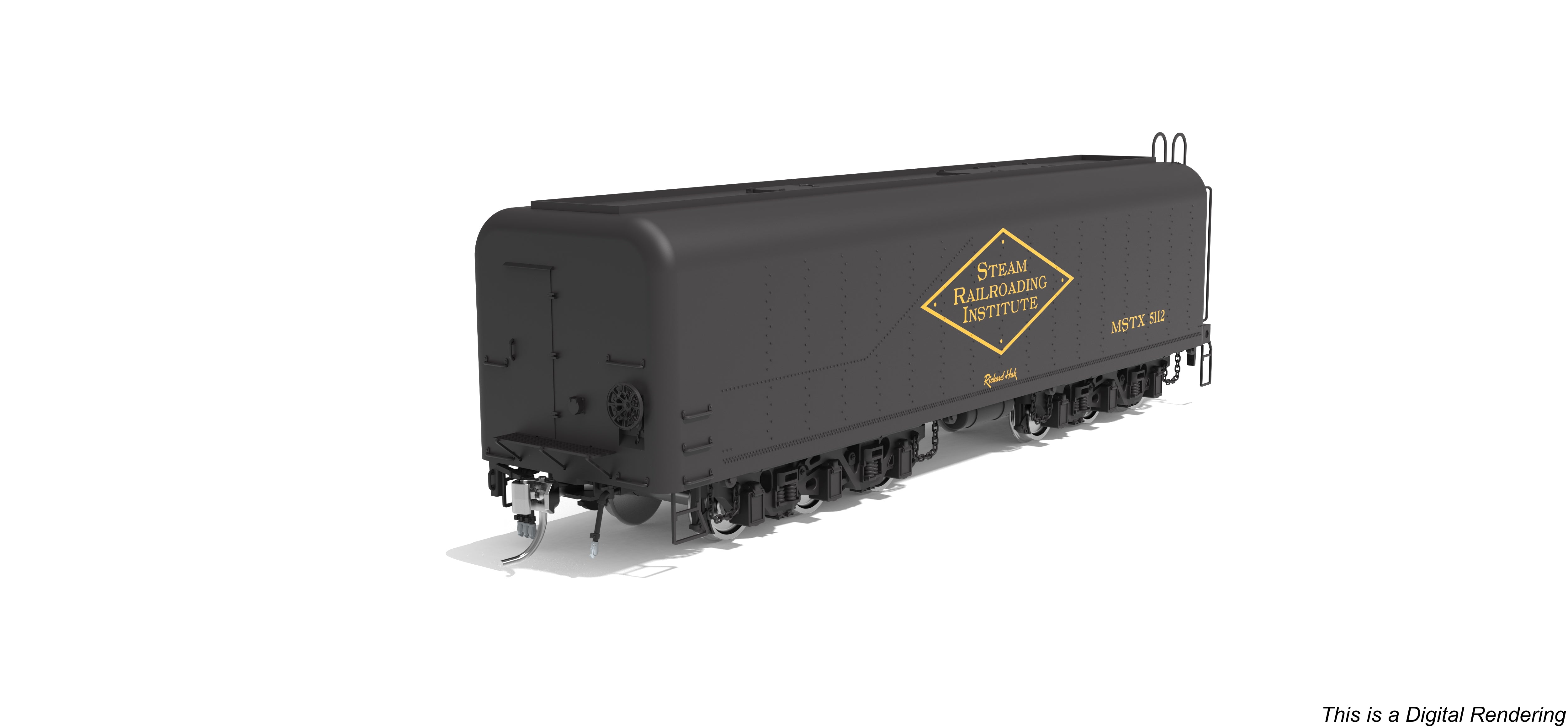 10578 Steam Railroading Institute Auxiliary Water Tender, MSTX 5112, HO Scale (NP)