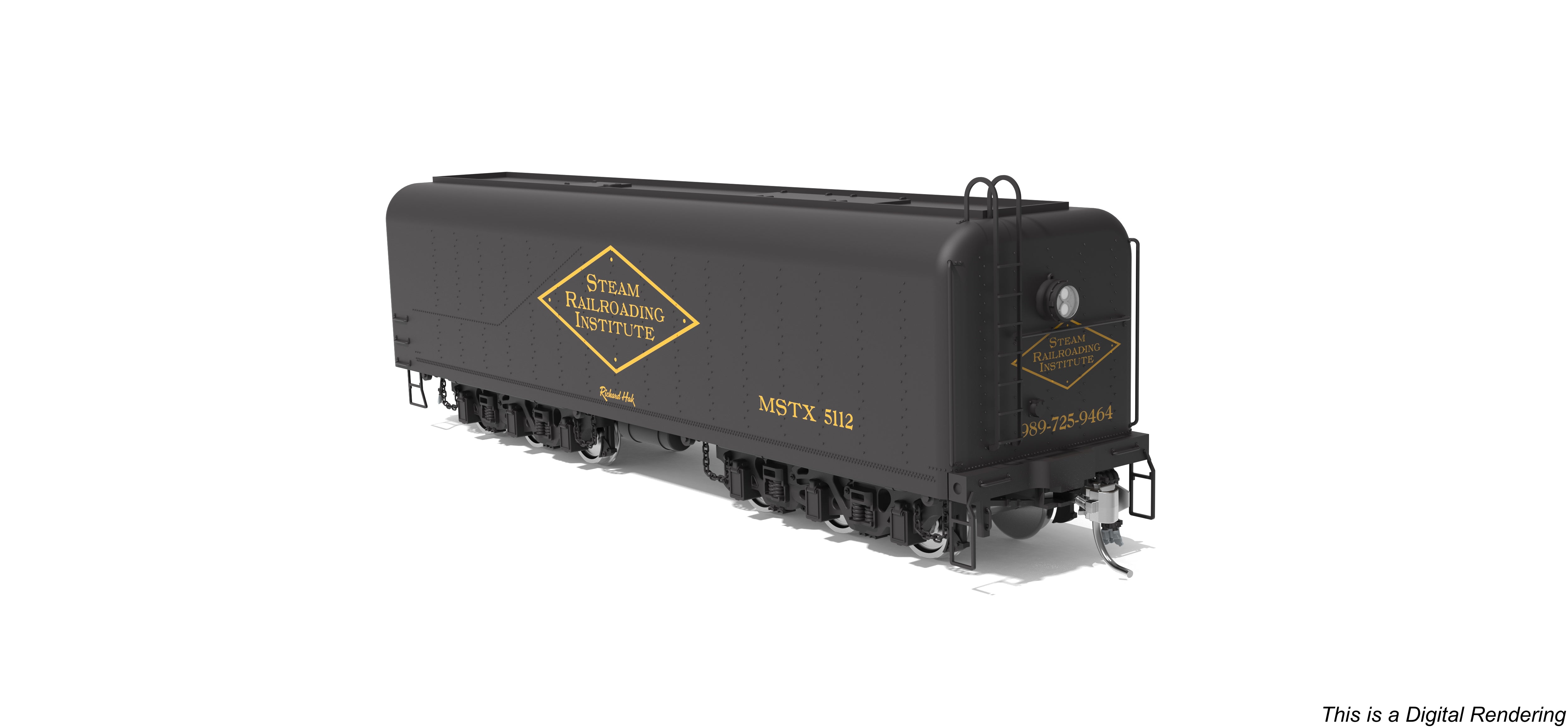10578 Steam Railroading Institute Auxiliary Water Tender, MSTX 5112, HO Scale (NP)
