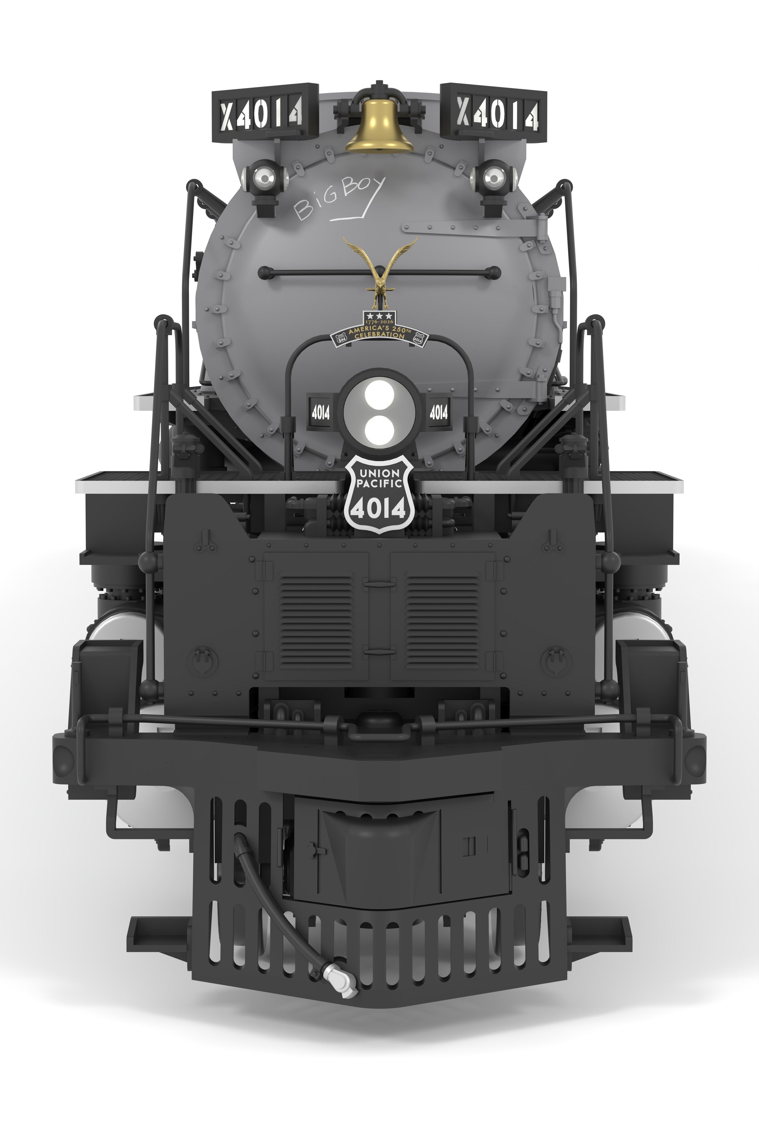 ブロードウェイリミテッド ブルーライン 5080 UP BIG BOY 4004 10600 UP Big Boy 4-8-8-4, #4014, 250th Celebration West Coast Tour App