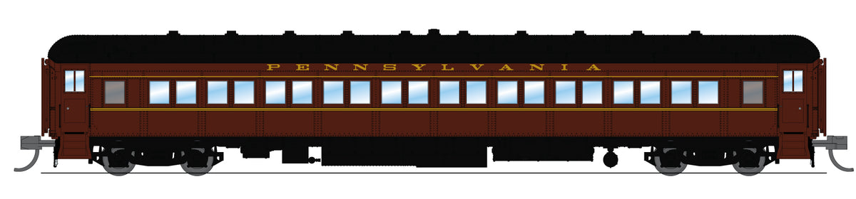 10651 PRR Heavyweight 5-Car Passenger Set, Late 1940's Era, N (PB70 #4780, P70 #3420, P70 #3575, P70 #3706, Z74d #7504 "Quaker City")