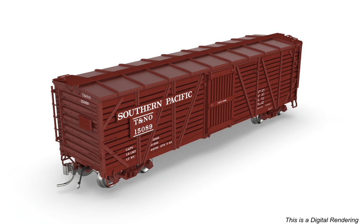 10702 40' Wood Stock Car, SP 15089, Cattle Sounds, HO Scale