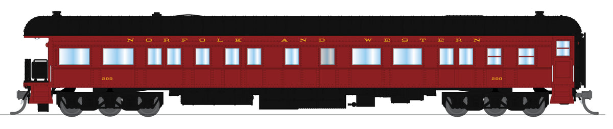 10775 Norfolk & Western Business Car, #200, 1950's Appearance, N Scale
